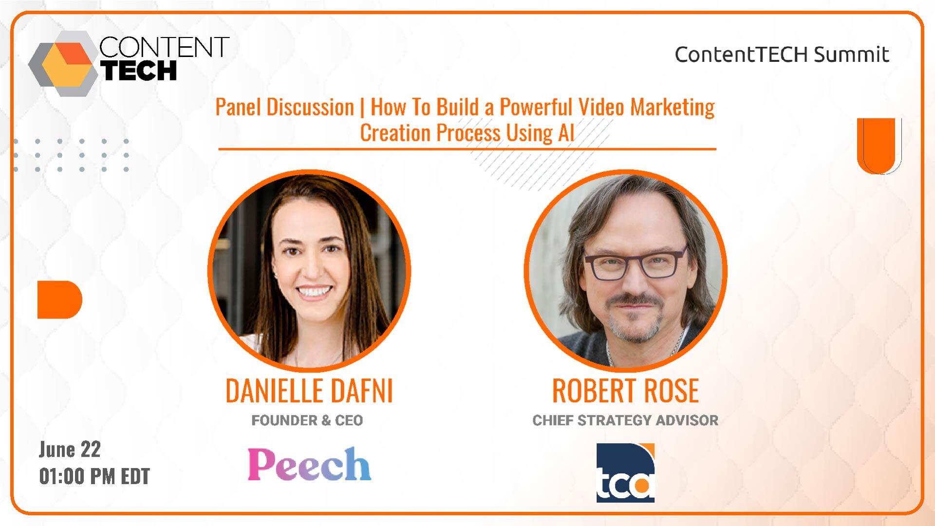 ContentTECH Summit - How to Build a Powerful Video Marketing Creation Process Using AI