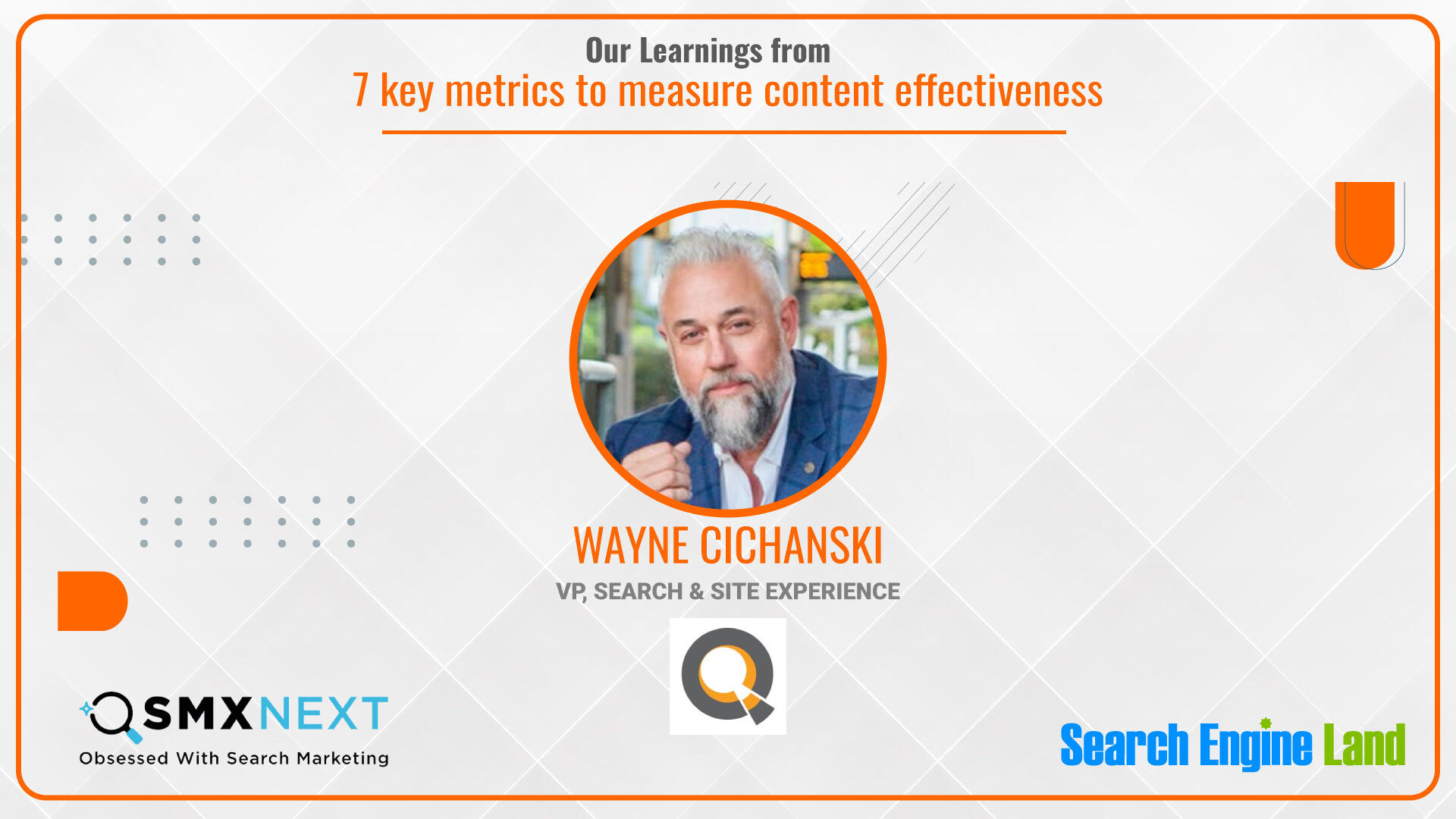 Unveiling the Secrets of Content Mastery with Wayne Cichanski at SMX