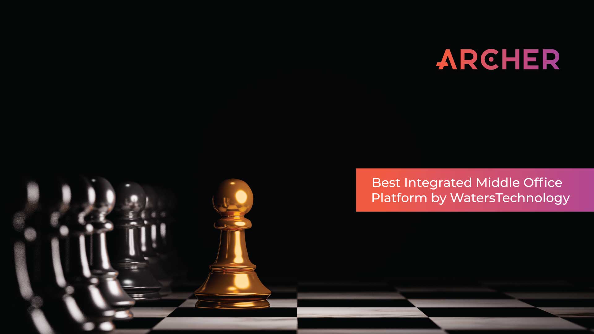 Archer Named Best Integrated Middle Office Platform by WatersTechnology