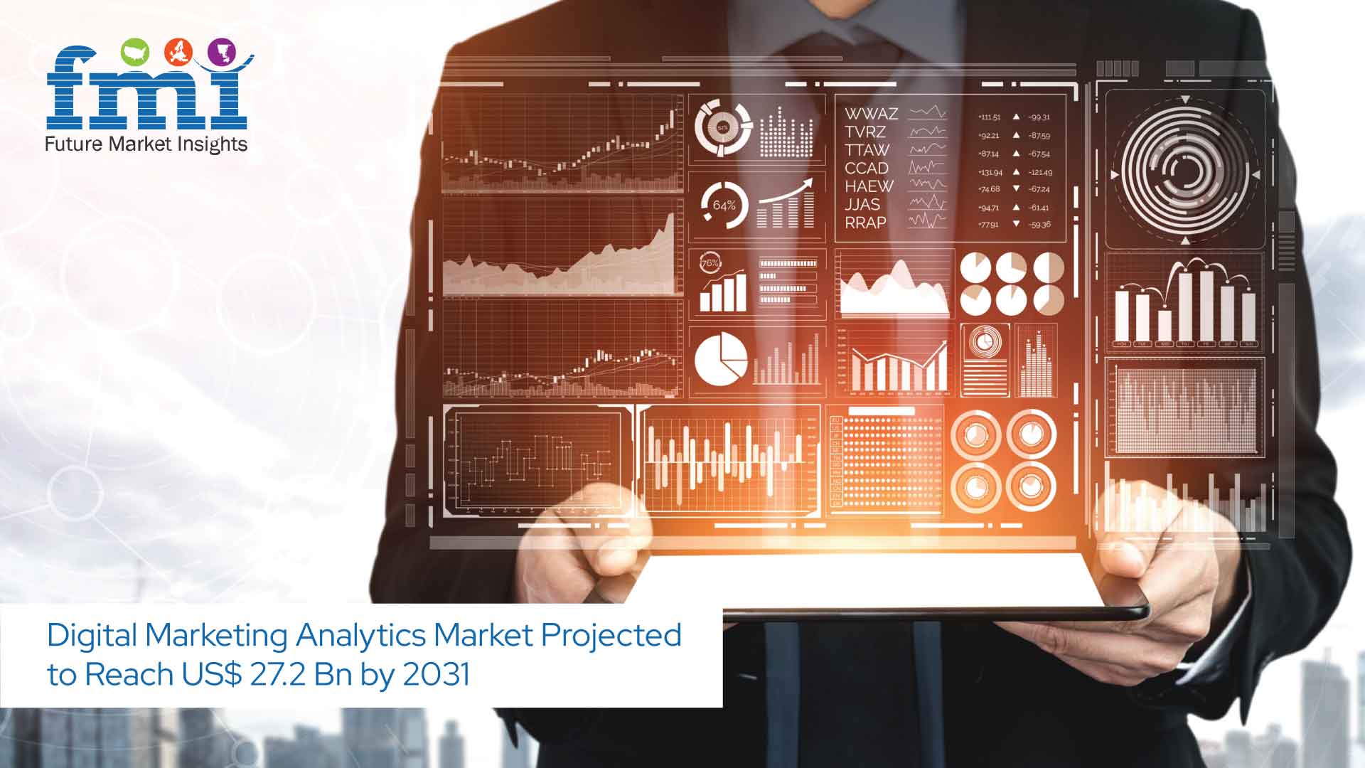Digital Marketing Analytics Market is Projected to Increase at a CAGR of 20.5%, with the Valuation Estimated to Reach US$ 27.2 Bn by year 2031 - Future Market Insights, Inc.
