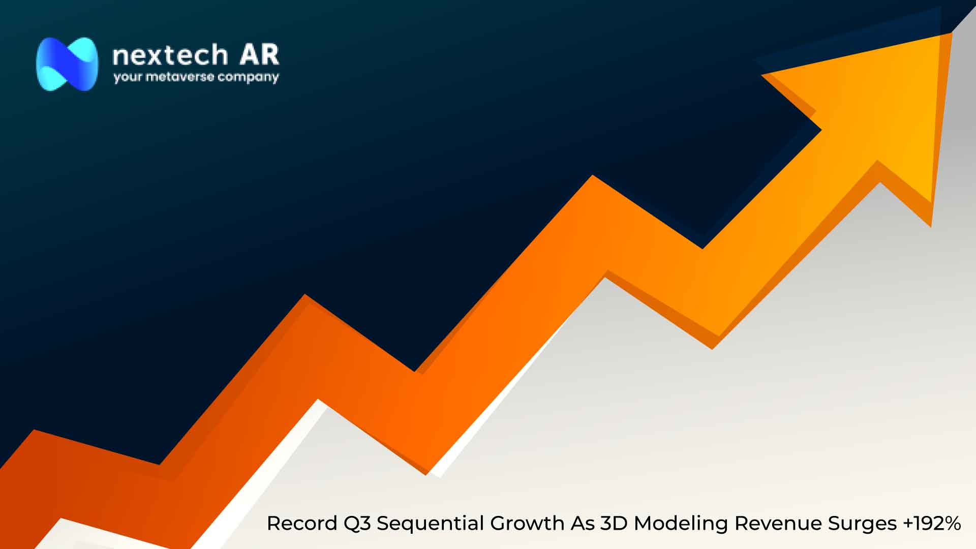 Nextech AR Solutions Corp. Reports Record Q3 Sequential Growth As 3D Modeling Revenue Surges +192% and Gross Profit Margin Improves To +60%