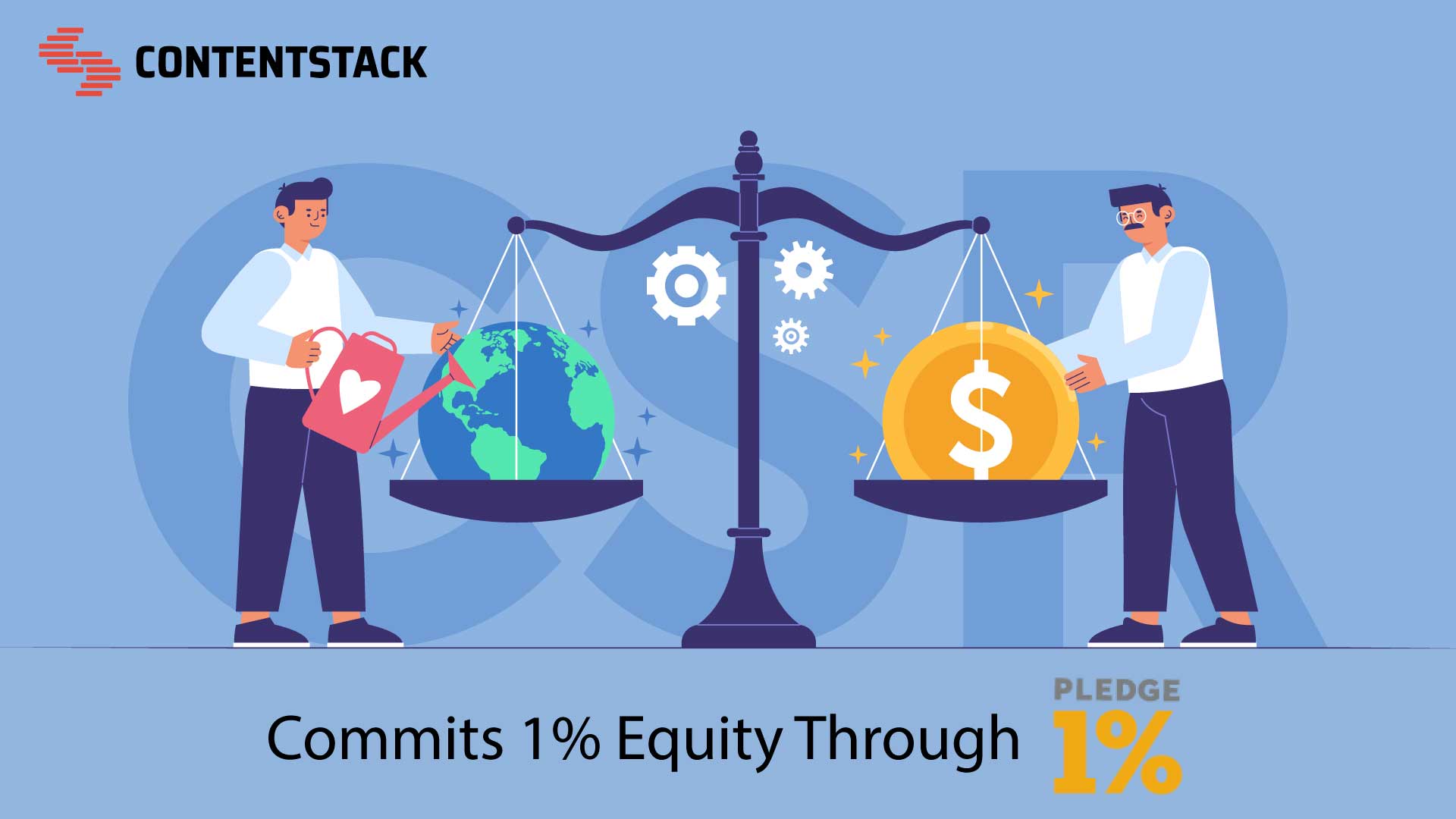 Contentstack Commits Equity to Fund Future CSR Initiatives through Pledge 1%
