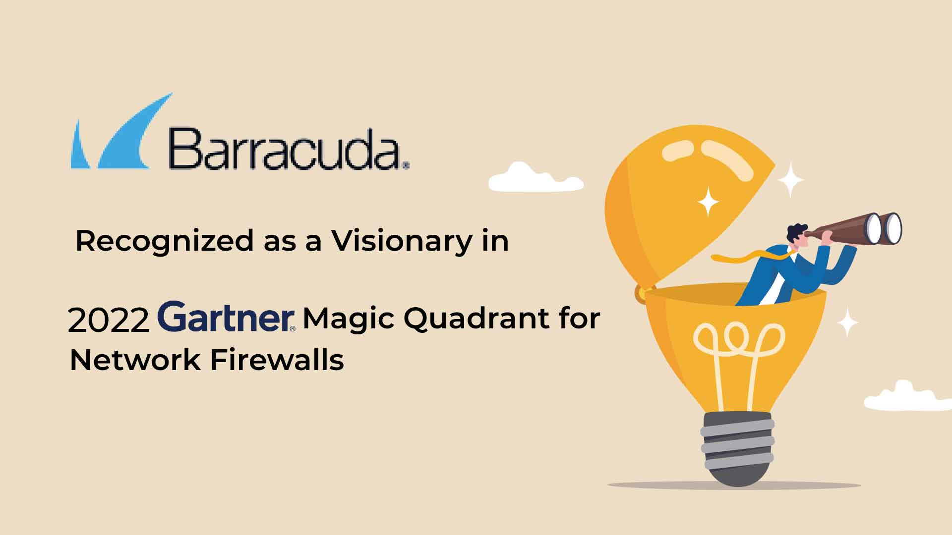 Barracuda Networks named a Visionary in the 2022 Gartner® Magic Quadrant™ for Network Firewalls