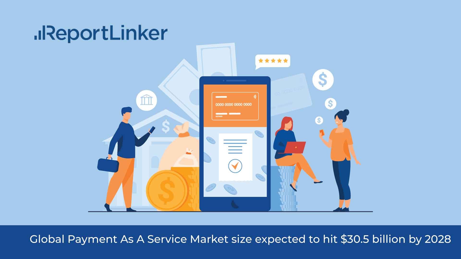 The Global Payment As A Service Market size is expected to reach $30.5 billion by 2028, rising at a market growth of 16.6% CAGR during the forecast period