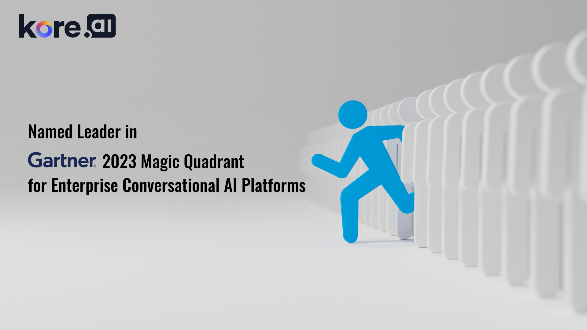 Kore.ai Named a Leader in 2023 Gartner® Magic Quadrant™ for Enterprise Conversational AI Platforms Second Year in Row