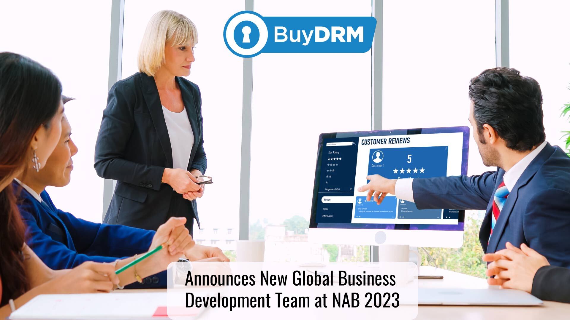 BuyDRM Announces New Global Business Development Team at NAB 2023