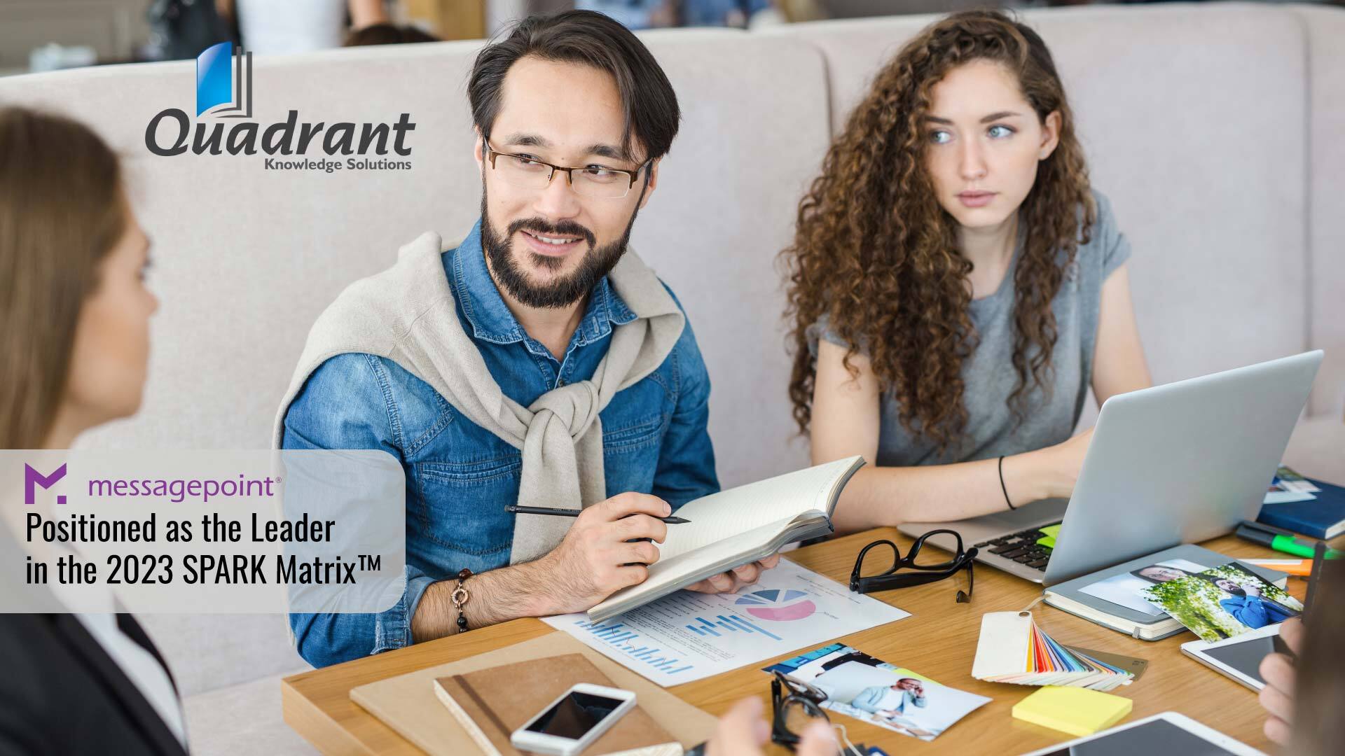 Messagepoint positioned as the Leader in the 2023 SPARK Matrix™ Customer Communication Management by Quadrant Knowledge Solutions