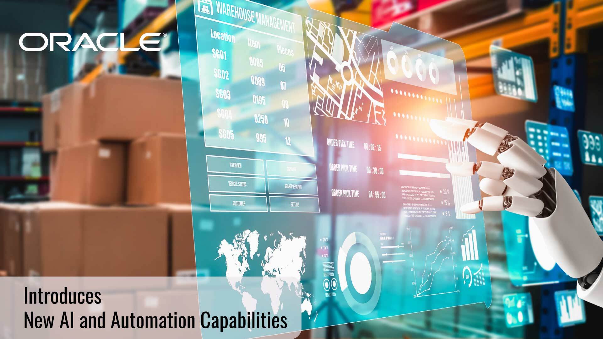 Oracle Introduces New AI and Automation Capabilities to Help Customers Optimize Supply Chain Management