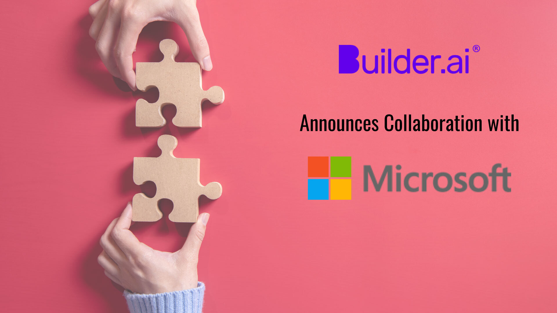 Builder.ai announces collaboration with Microsoft to democratize software development
