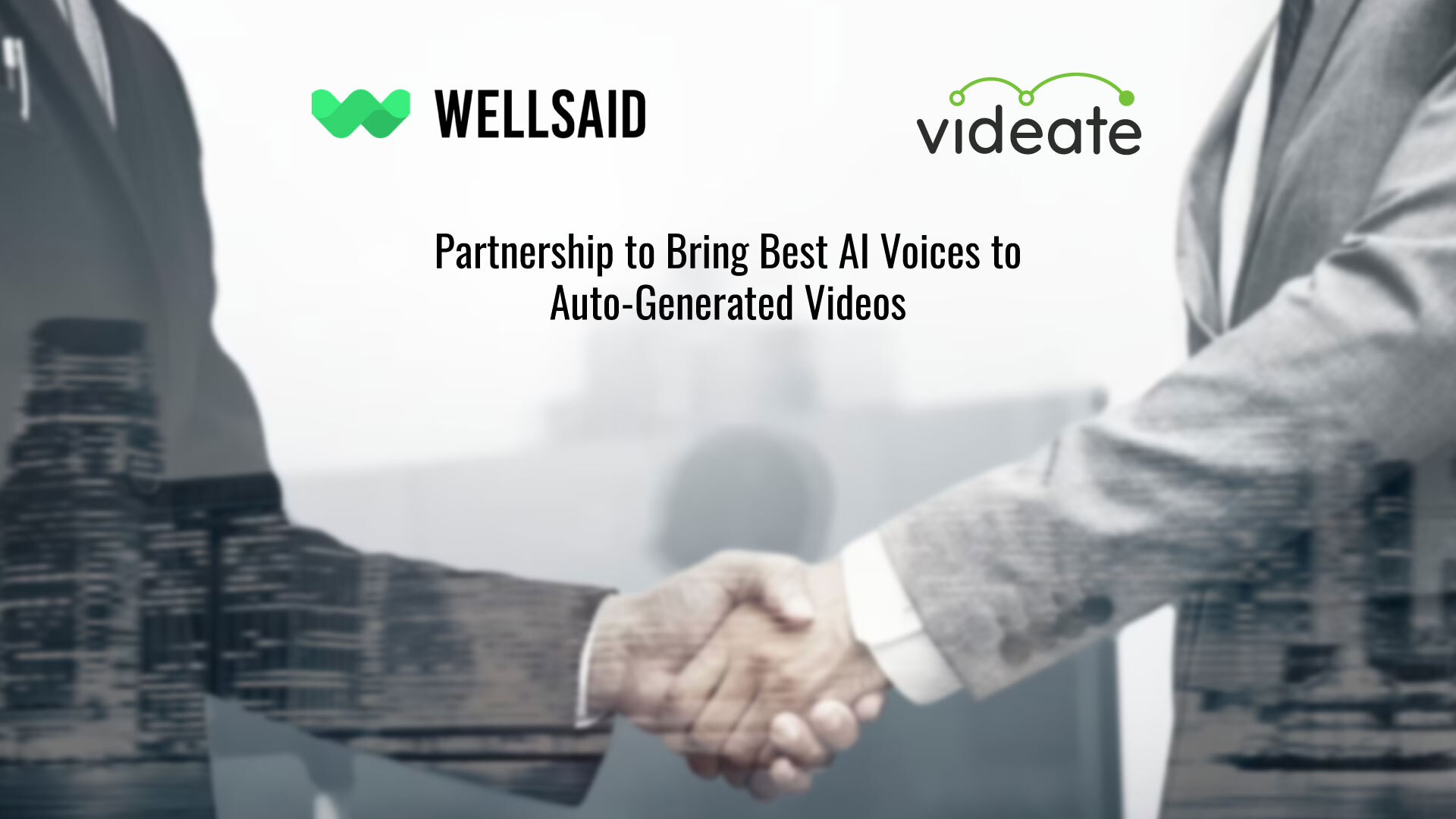 WellSaid Labs and Videate partner to bring the best AI voices to auto-generated videos