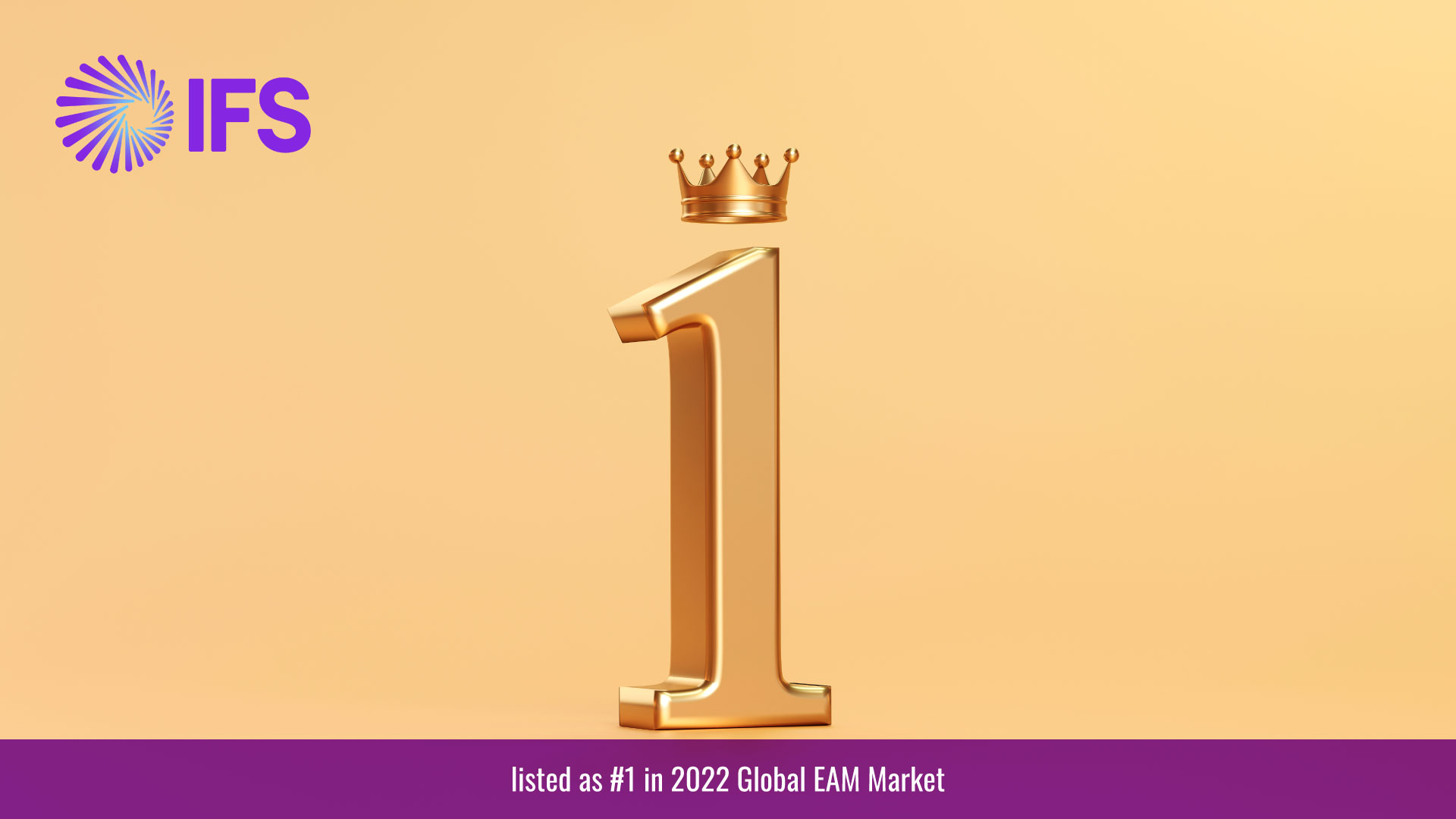 IFS listed as #1 in 2022 Global EAM Market Share By Revenue for the second consecutive year in a Gartner® report