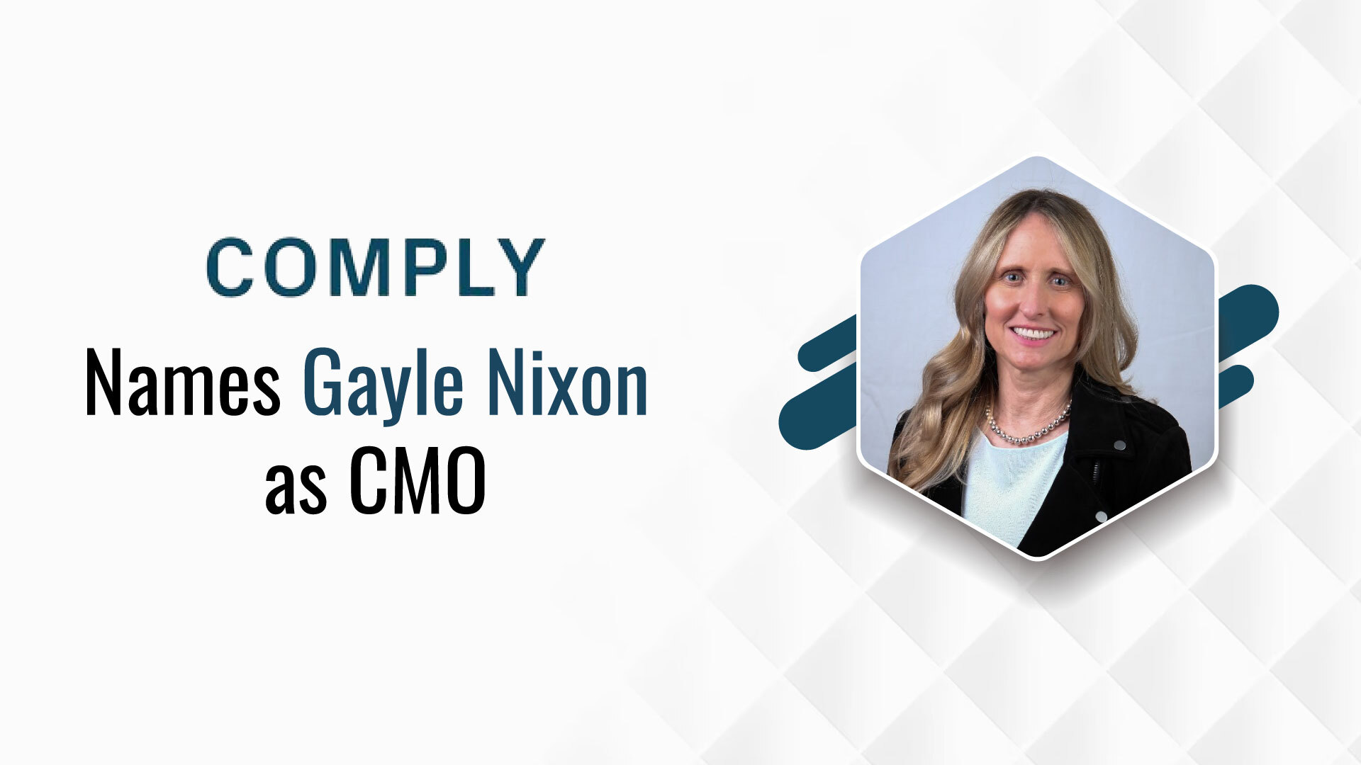 COMPLY NAMES MARTECH VETERAN AS CHIEF MARKETING OFFICER IN SUPPORT OF ITS ONGOING GROWTH INITIATIVES