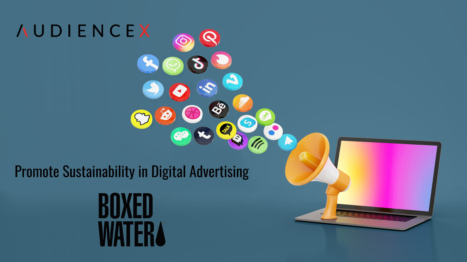 AUDIENCEX and Boxed Water™ Promote Sustainability in Digital Advertising