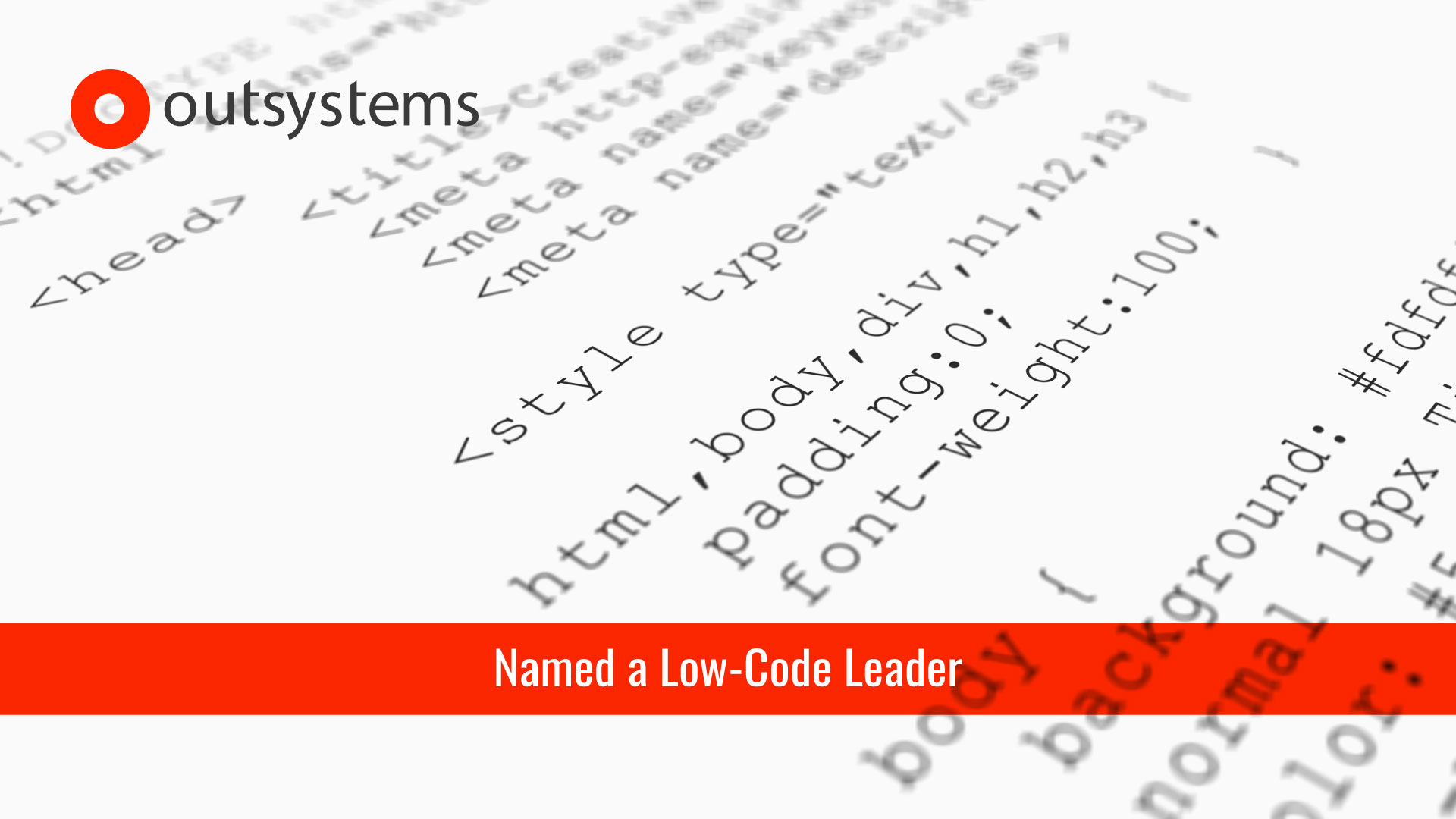 OutSystems is Named a Low-Code Leader, Recognized for Early Investments in AI Assistance and Huge Community Marketplace