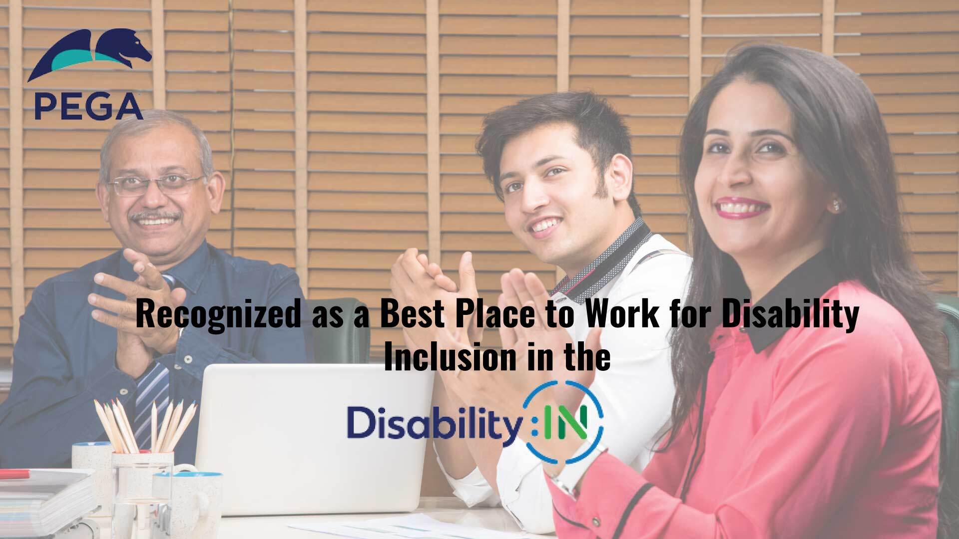 Pega Recognized as a Best Place to Work for Disability Inclusion in the Disability Equality Index®