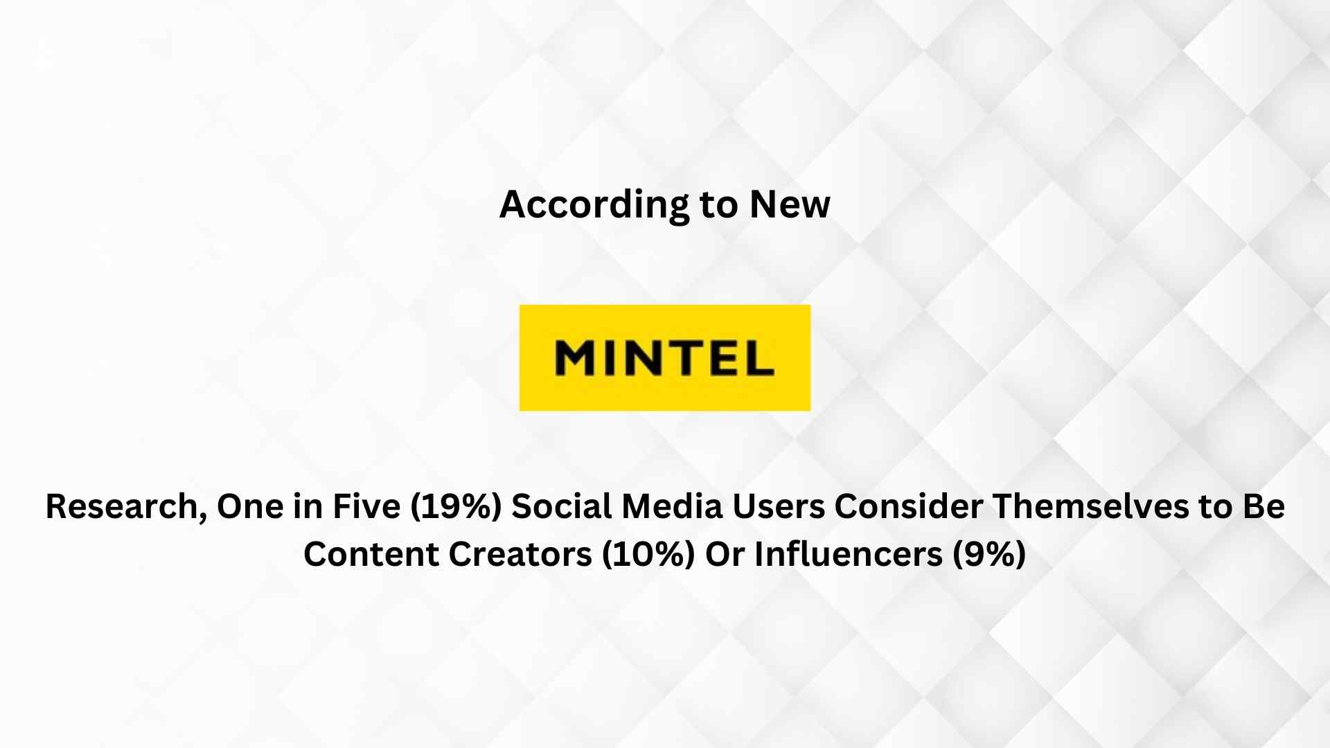 One in five social media users consider themselves an influencer or content creator