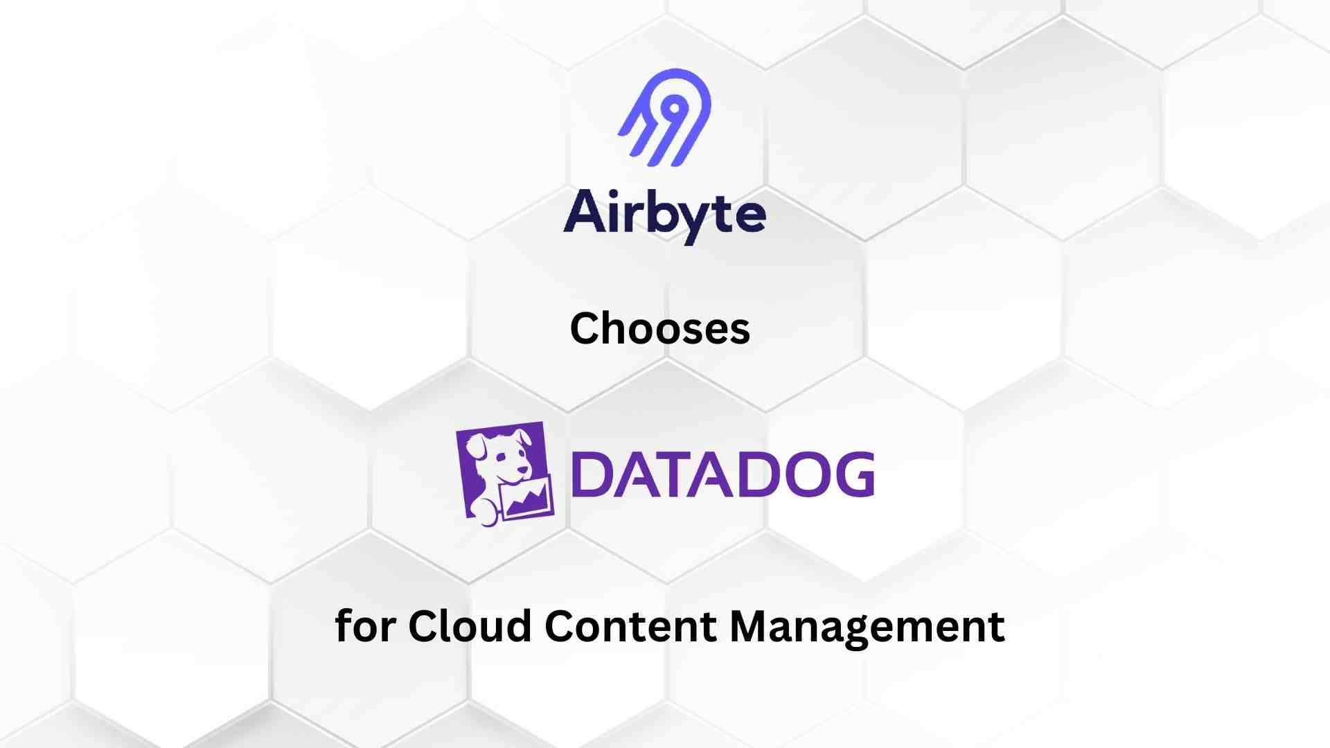 Airbyte Integrates with Datadog to Ensure Reliability of Data Pipelines Enterprises gain visibility helping to optimize performance of business-critical data integrations