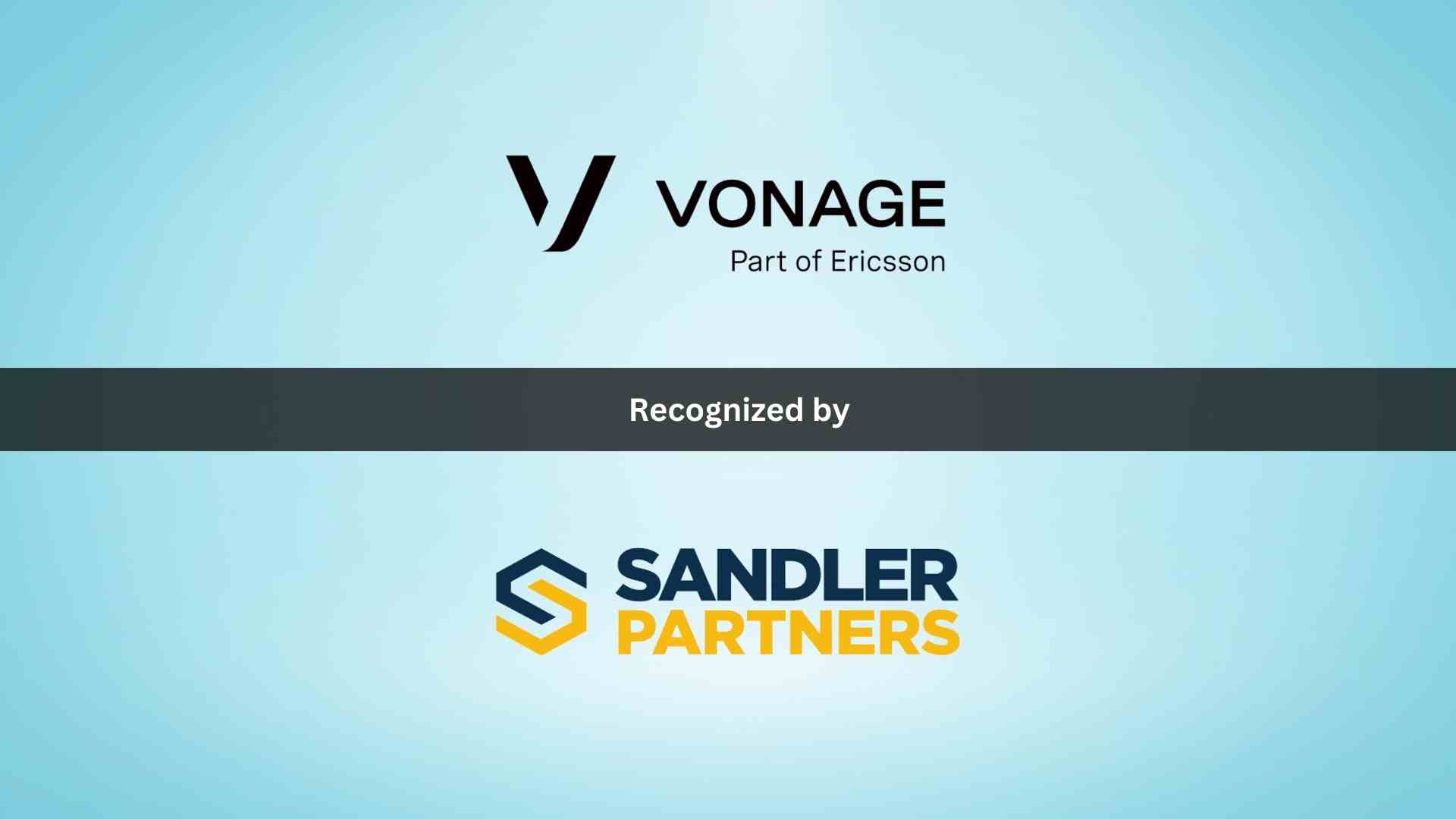 Sandler Partners Names Vonage '2023 Top Collaboration/UCaaS' Provider