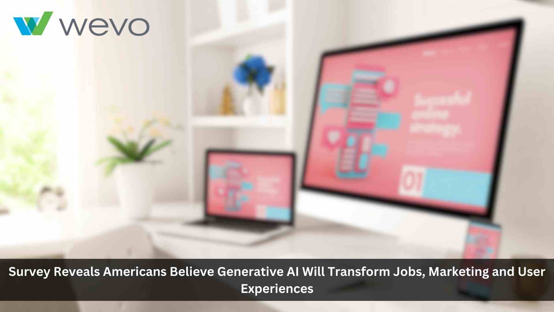 Americans Believe Generative AI Will Transform Jobs, Marketing and User Experiences, According to New WEVO Survey