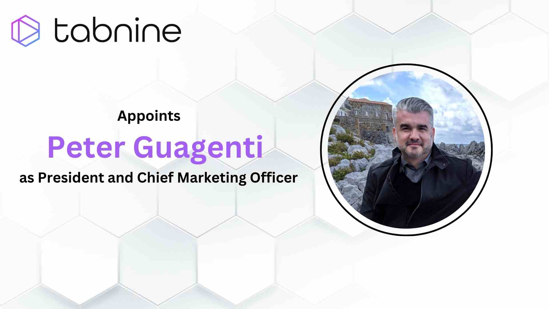 Tabnine Appoints Peter Guagenti as President and Chief Marketing Officer