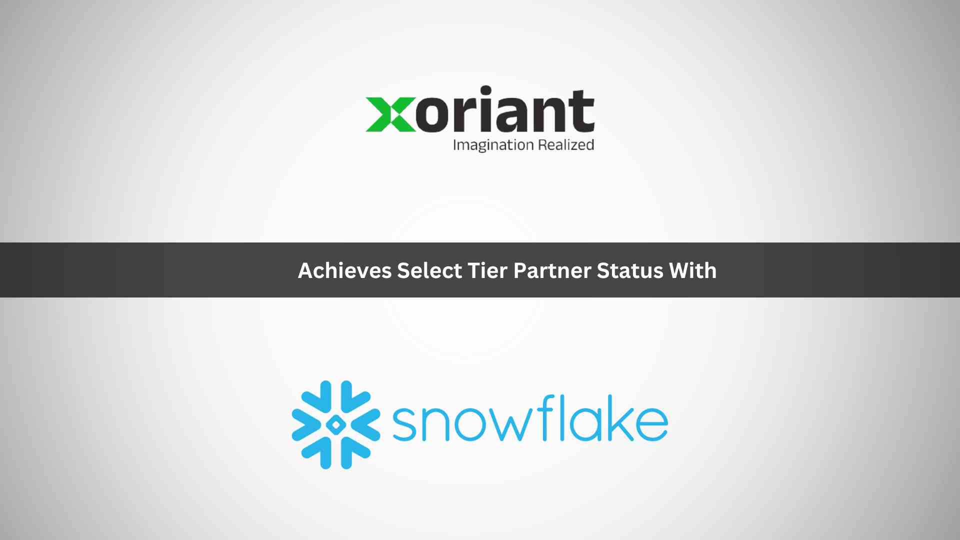 Xoriant Achieves Select Tier Partner Status with Snowflake