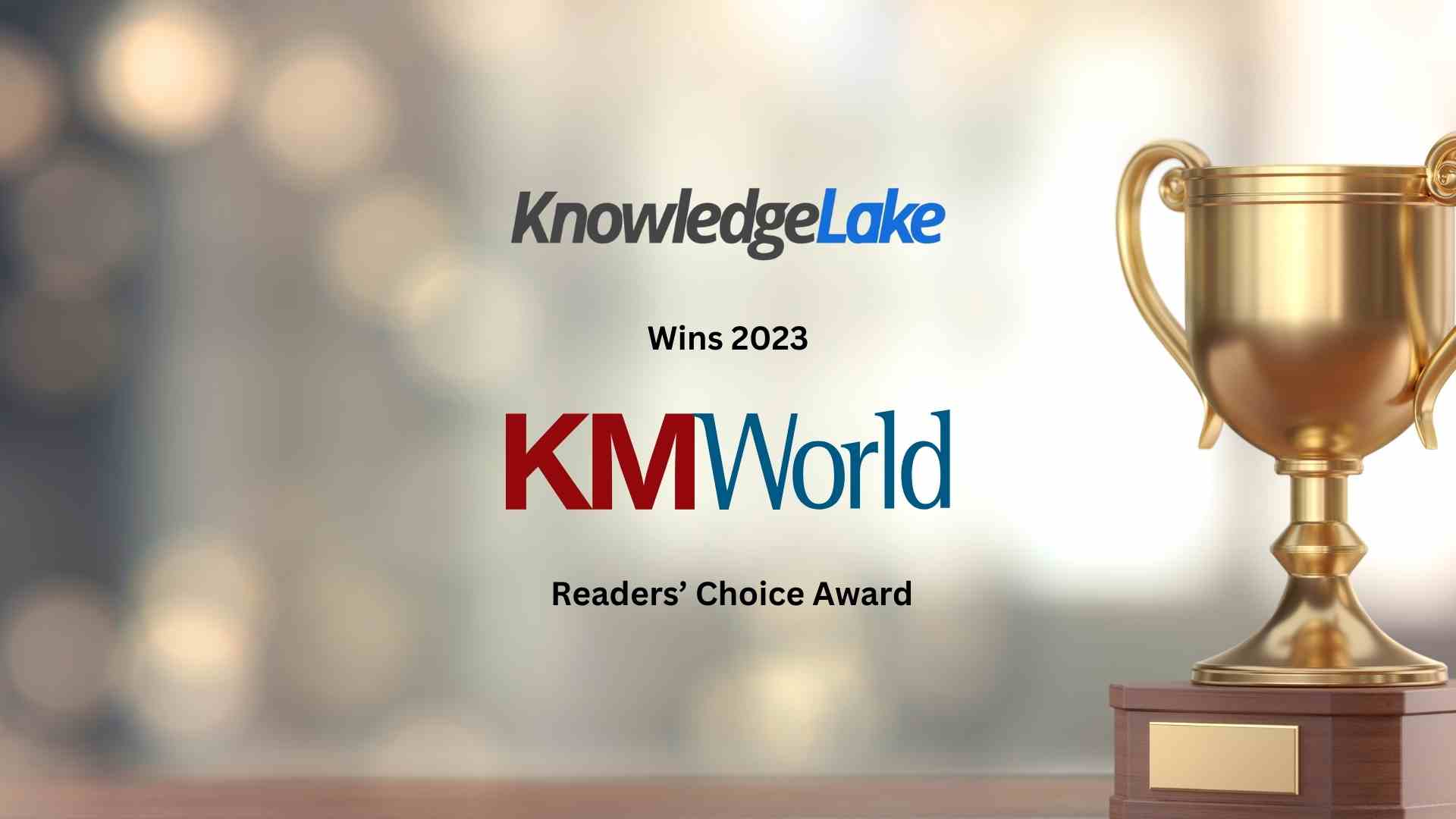 KnowledgeLake Wins 2023 KMWorld Readers' Choice Award