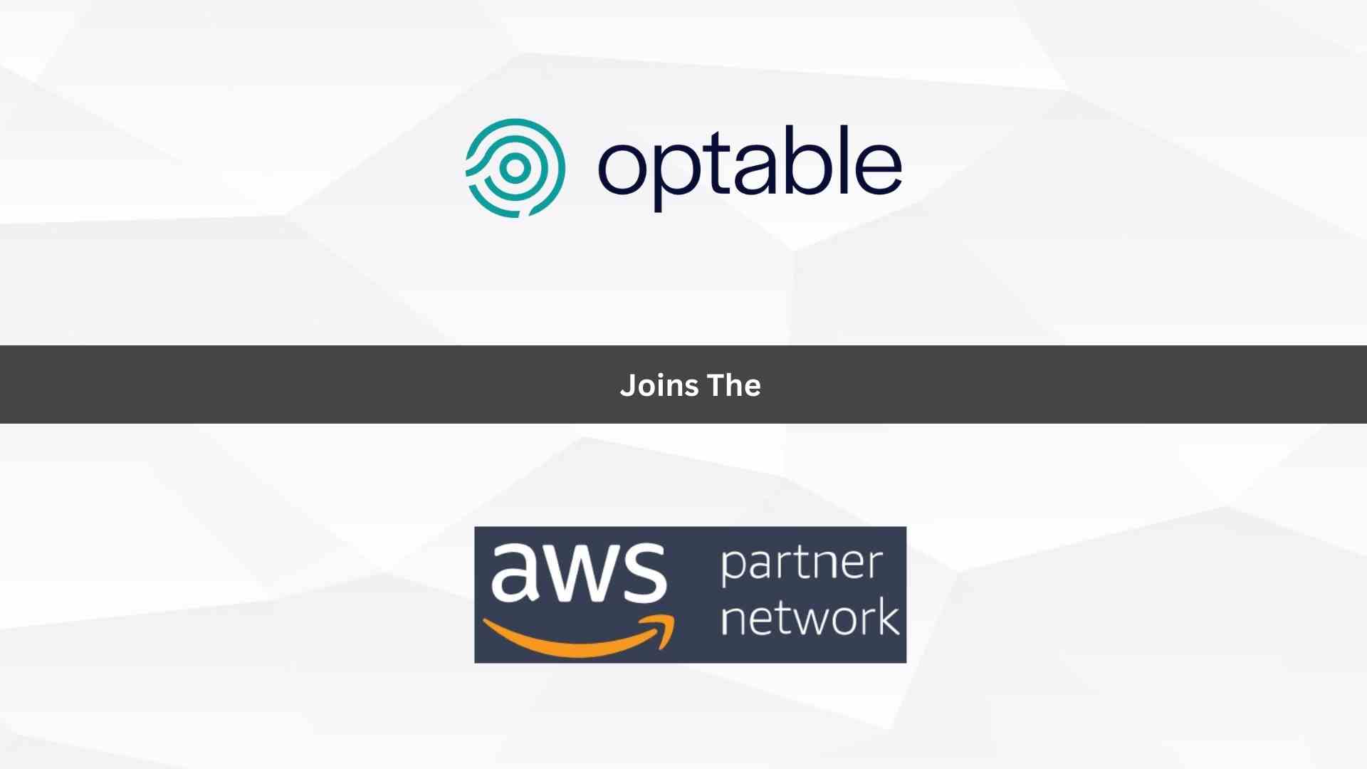 Optable Joins the AWS Partner Network