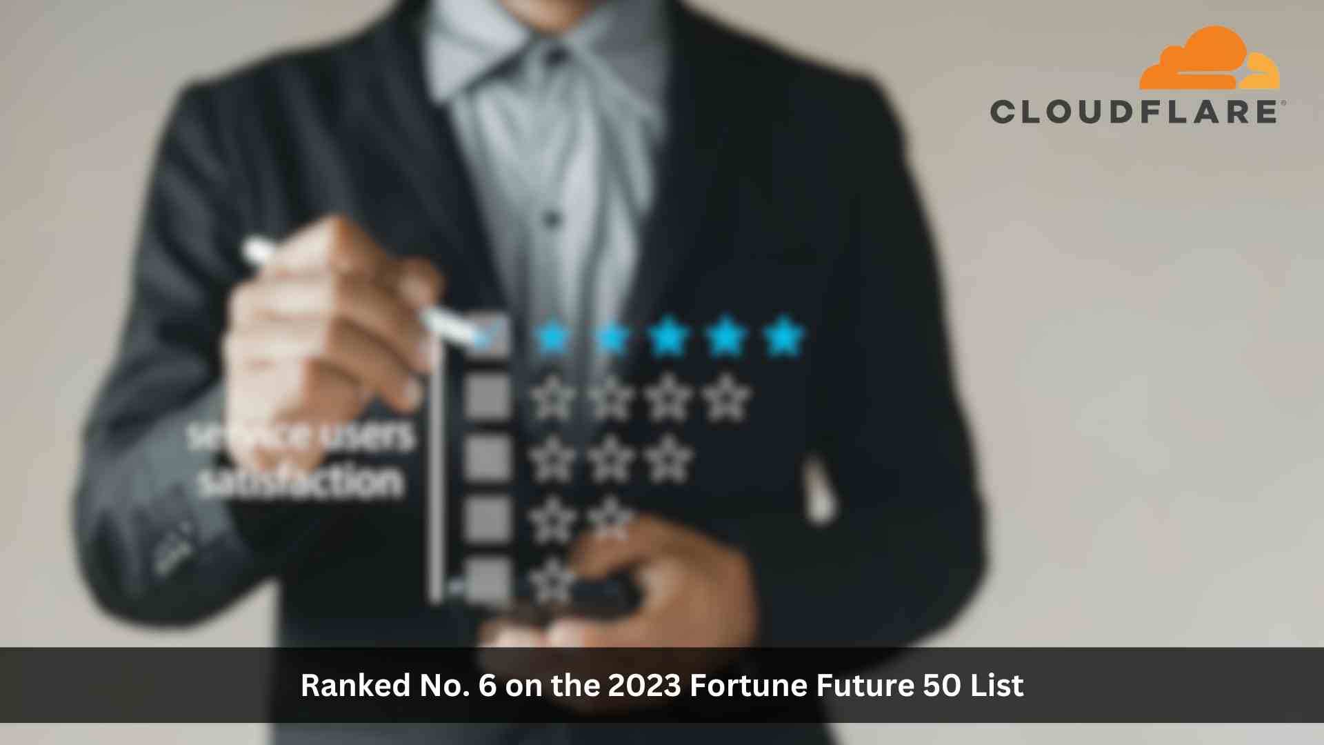 Cloudflare is ranked No. 6 on the 2023 Fortune Future 50 list for long-term growth and business potential