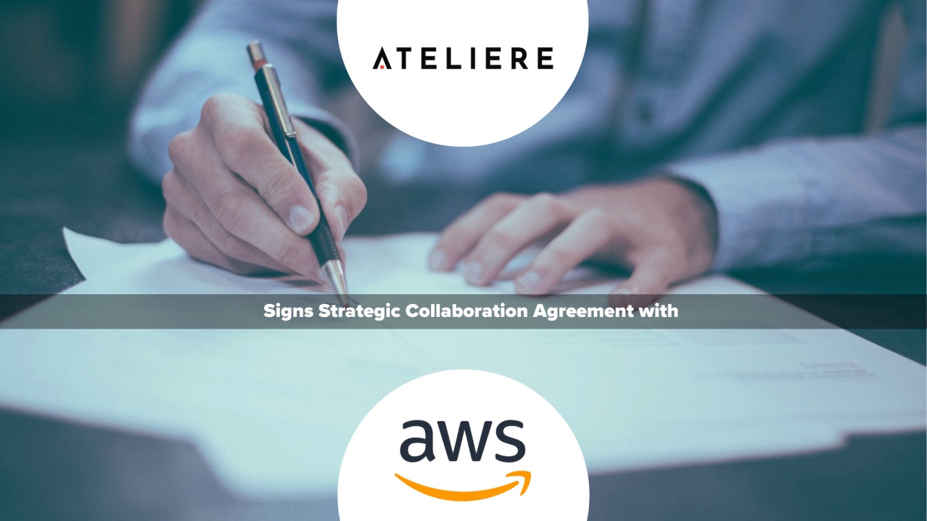 Ateliere Signs Strategic Collaboration Agreement with AWS to Redefine Content Creation and Delivery for the Media and Entertainment Industry