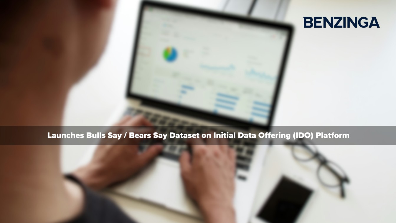 Benzinga Launches Bulls Say / Bears Say Dataset on Initial Data Offering (IDO) Platform