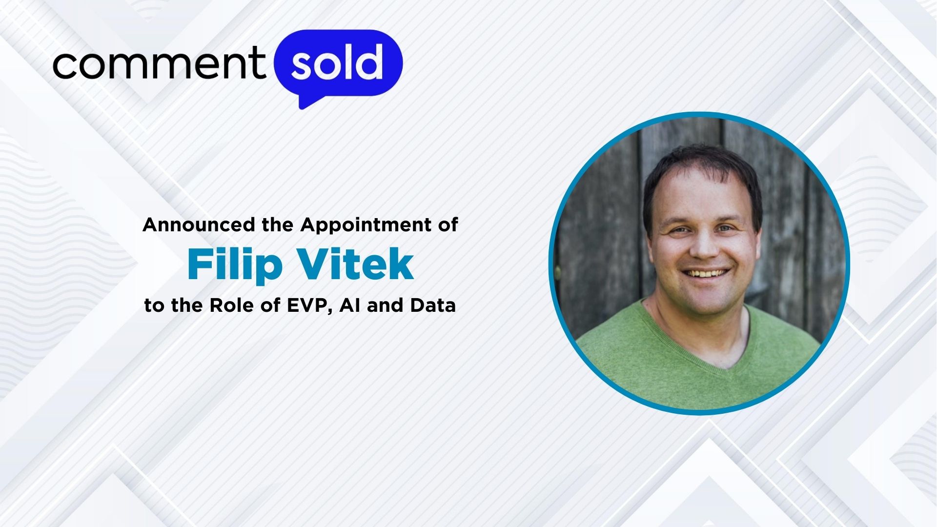 CommentSold Appoints E-Commerce Veteran Filip Vítek as EVP to lead AI Development