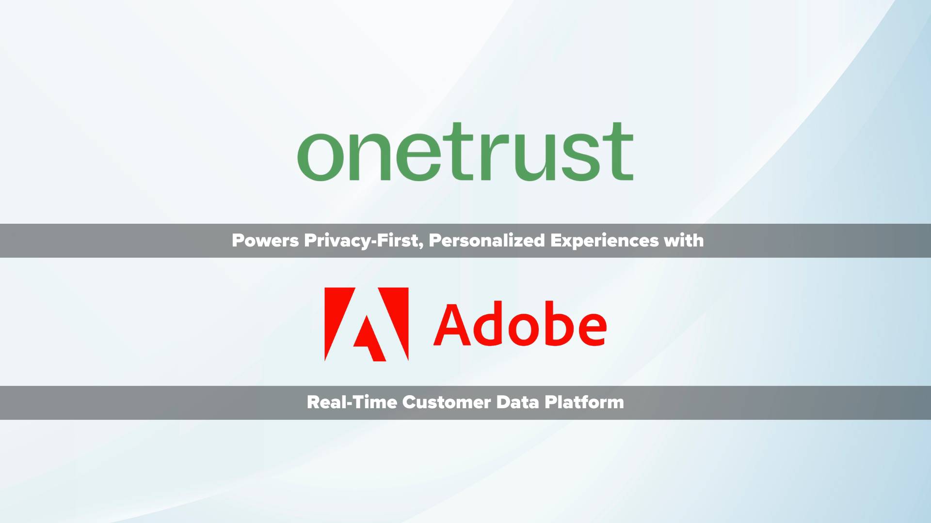 OneTrust Powers Privacy-First, Personalized Experiences with Adobe Real-Time Customer Data Platform