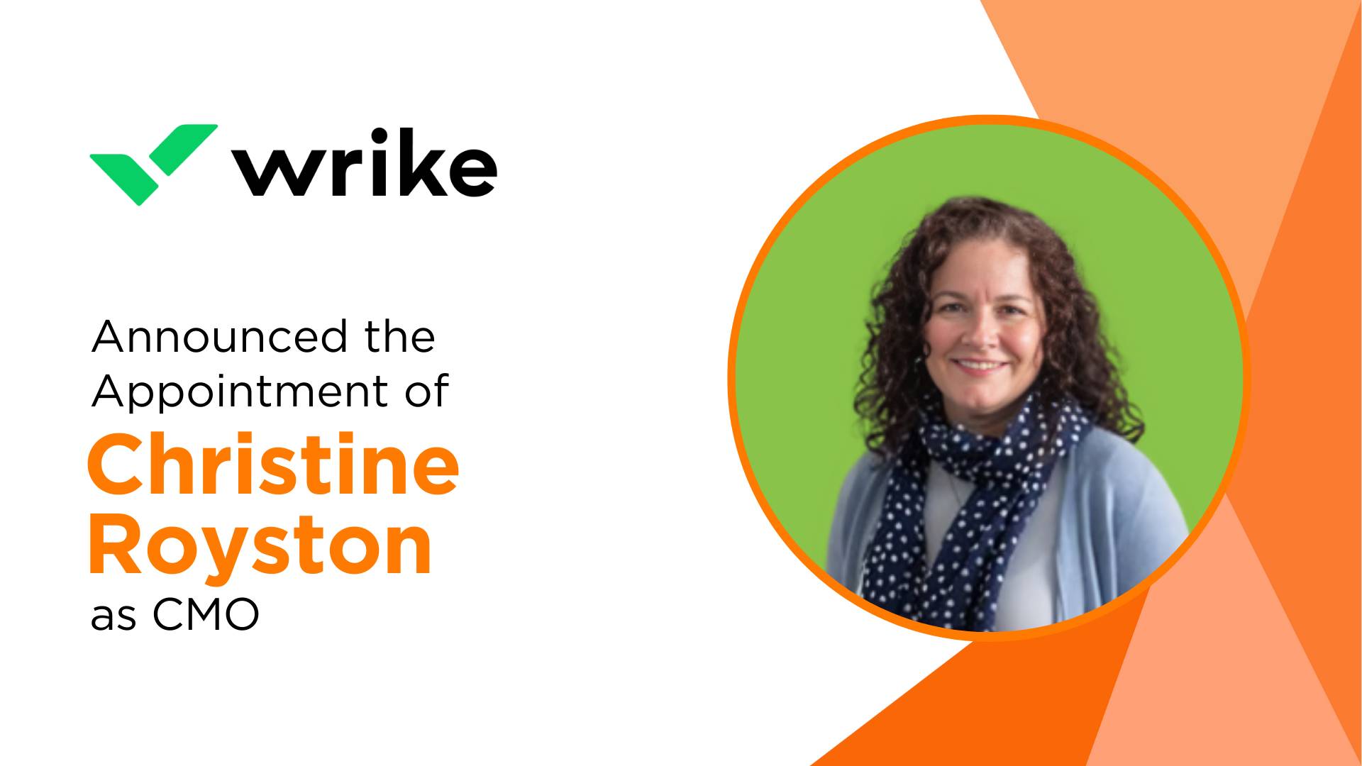 Christine Royston Joins Wrike as Chief Marketing Officer