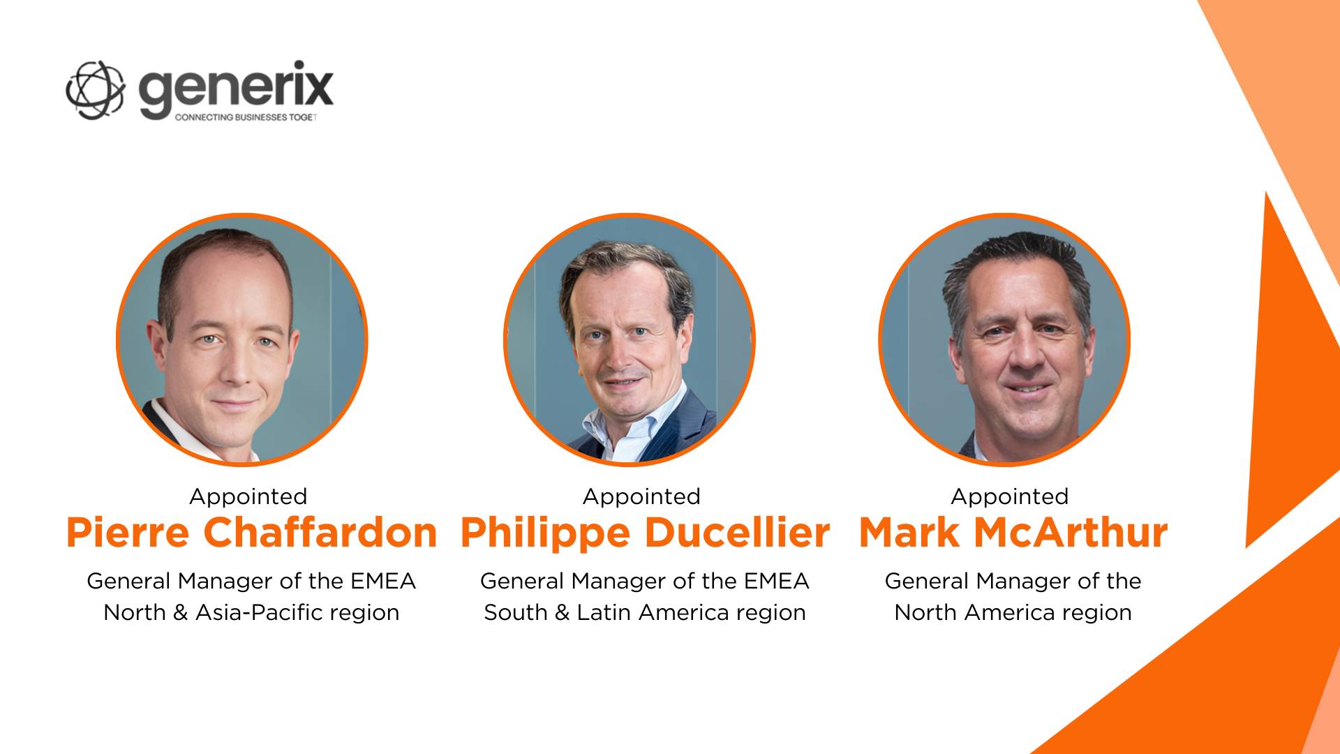 Generix Appoints New Leaders to Accelerate Global SaaS Expansion