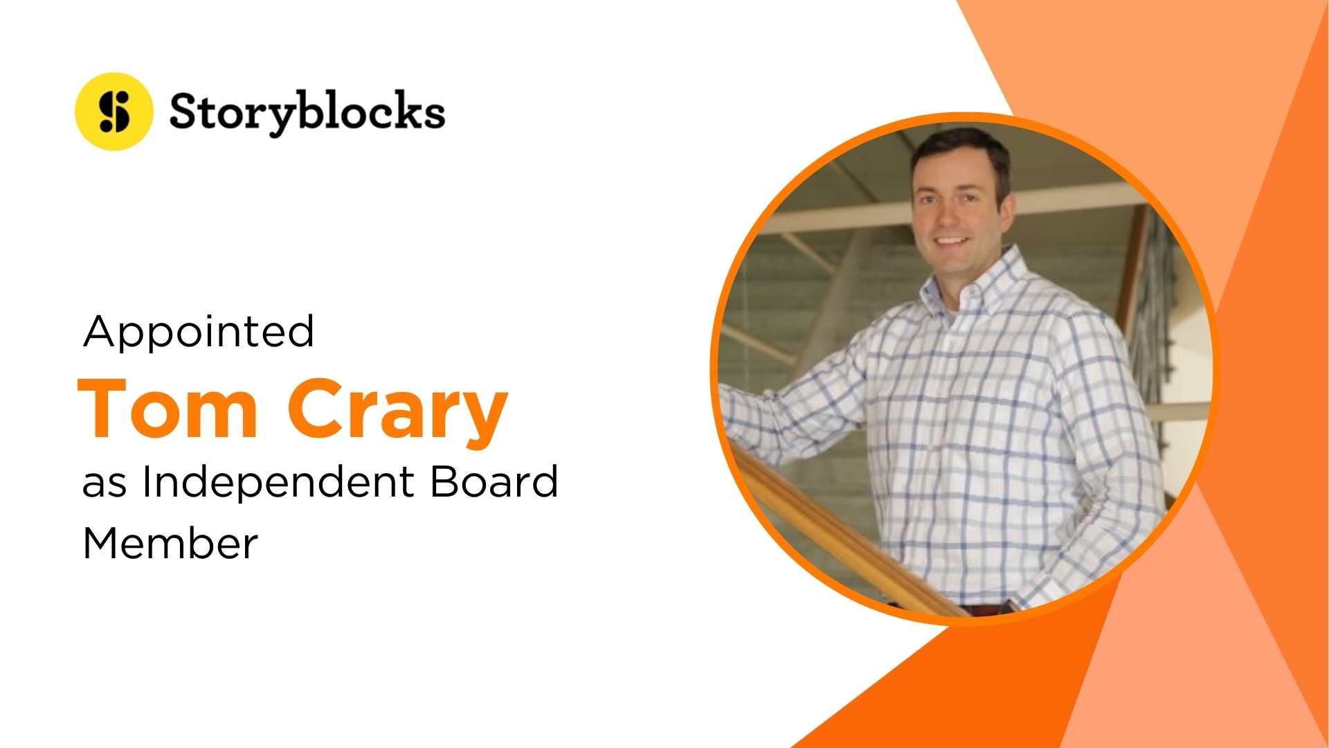 Tom Crary Joins Storyblocks Board to Boost Innovation and Growth