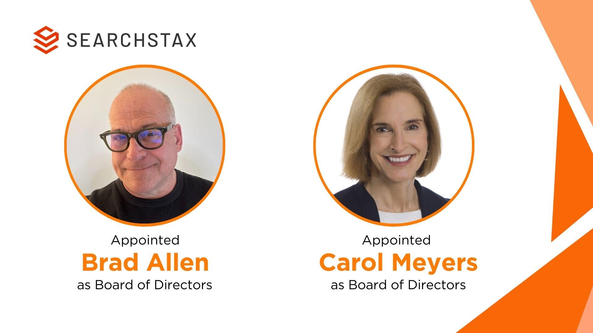 SearchStax Appoints Brad Allen and Carol Meyers to Board of Directors