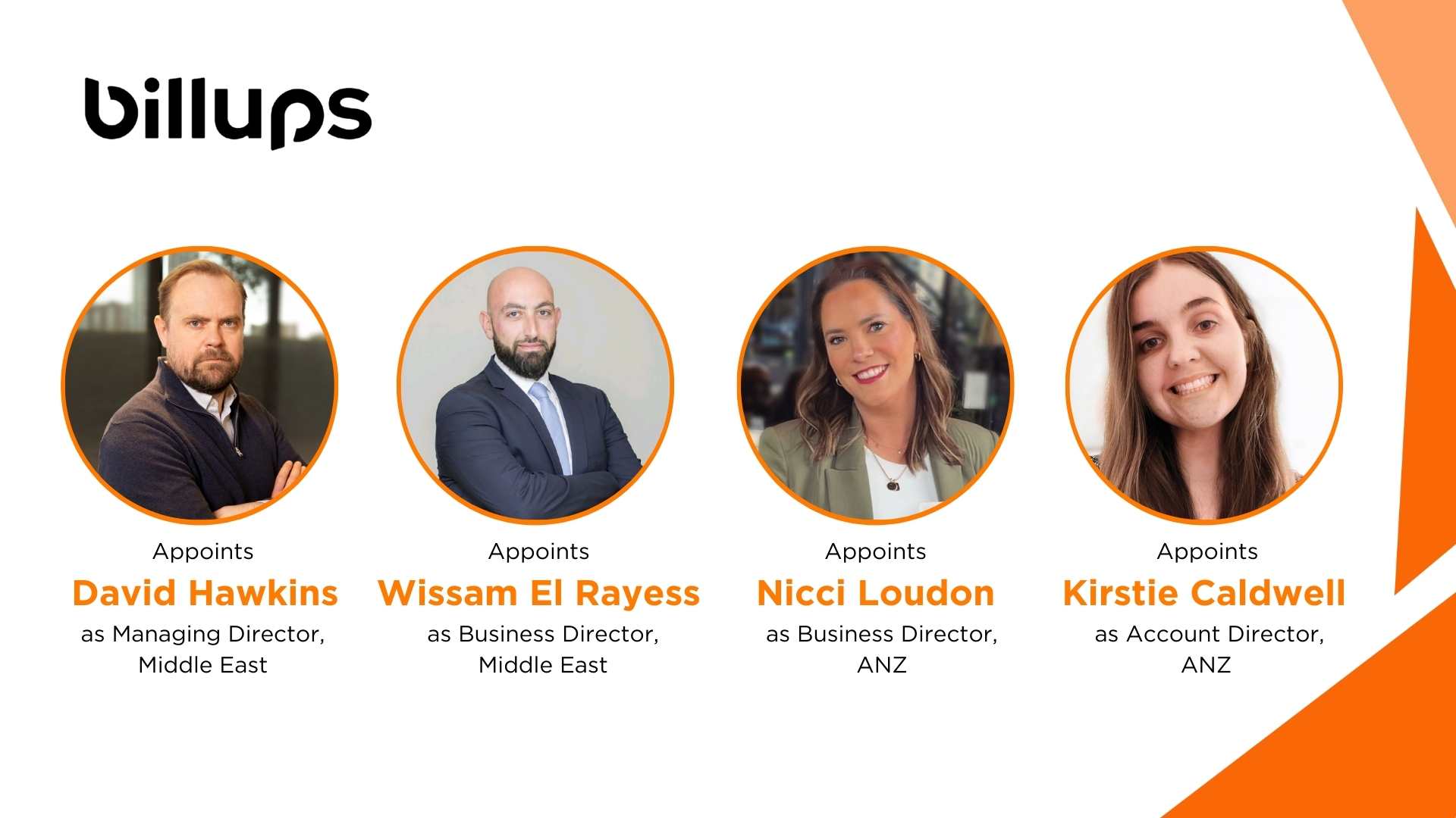 Billups Appoints Four Senior Leaders to Drive Global Expansion | OOH Growth