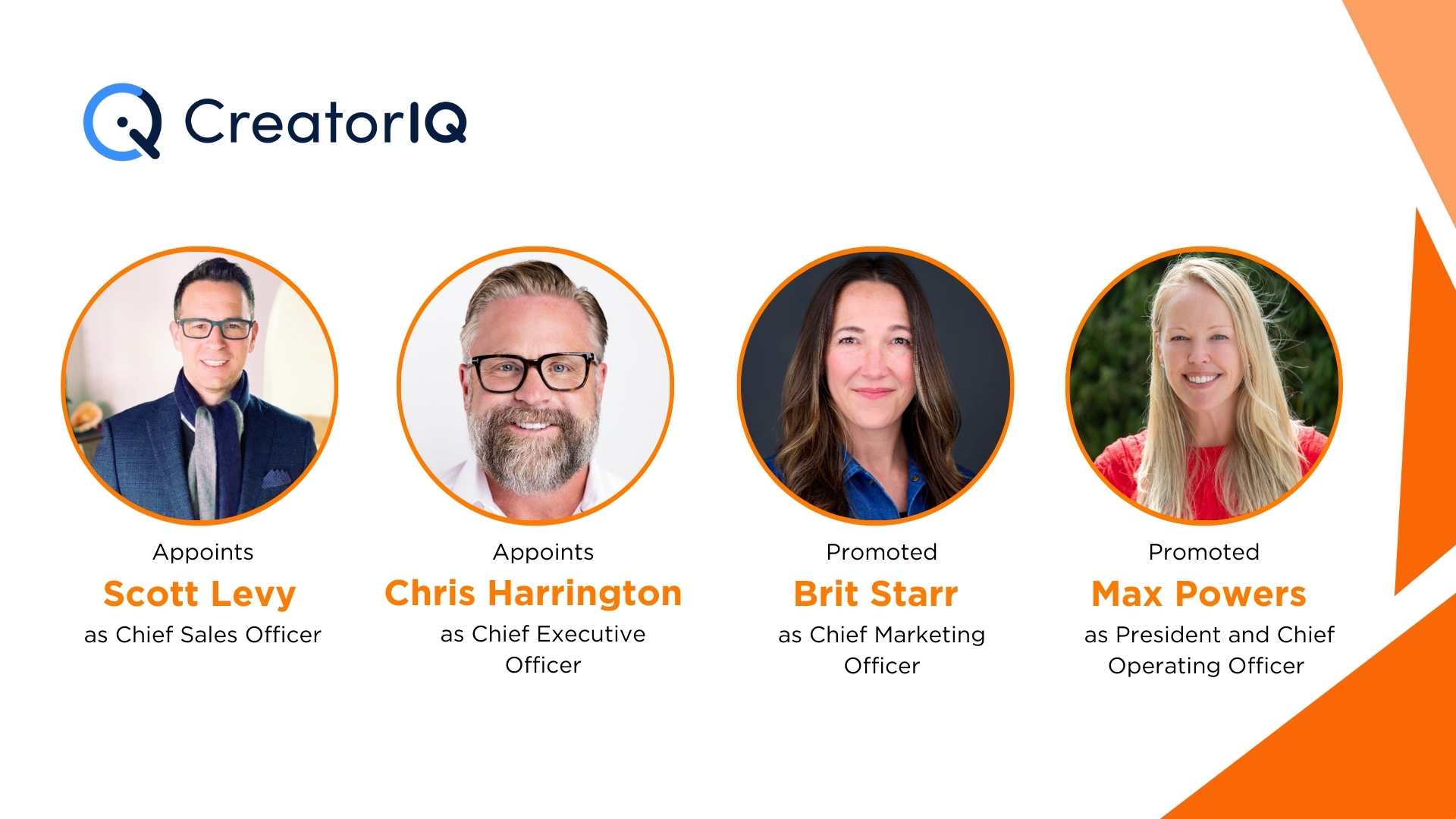 CreatorIQ Appoints Scott Levy as Chief Sales Officer to Drive Global Sales Growth