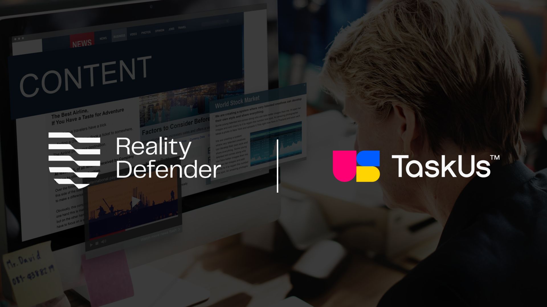 Reality Defender Partners with TaskUs to Combat Deepfake Threats in Content Moderation and Customer Experience
