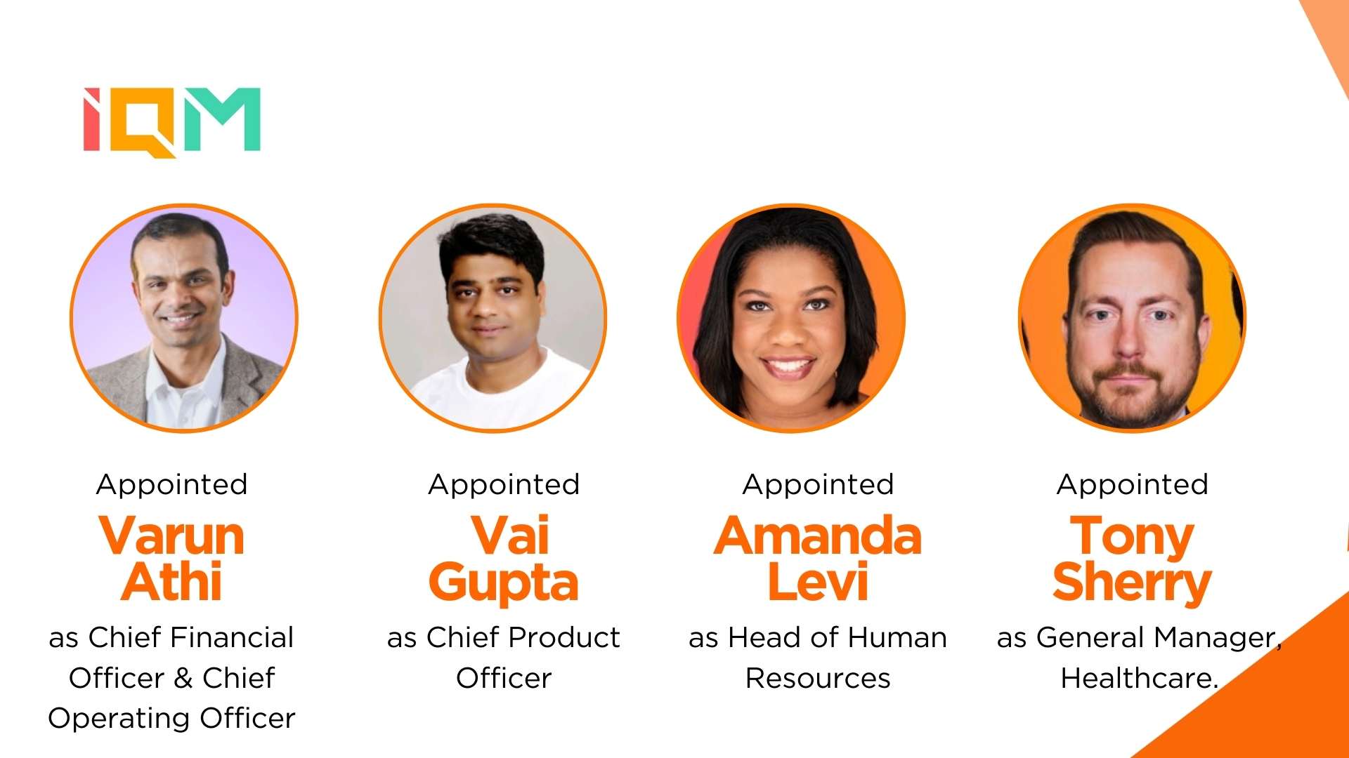 IQM Strengthens Leadership Team with Four Executive Appointments