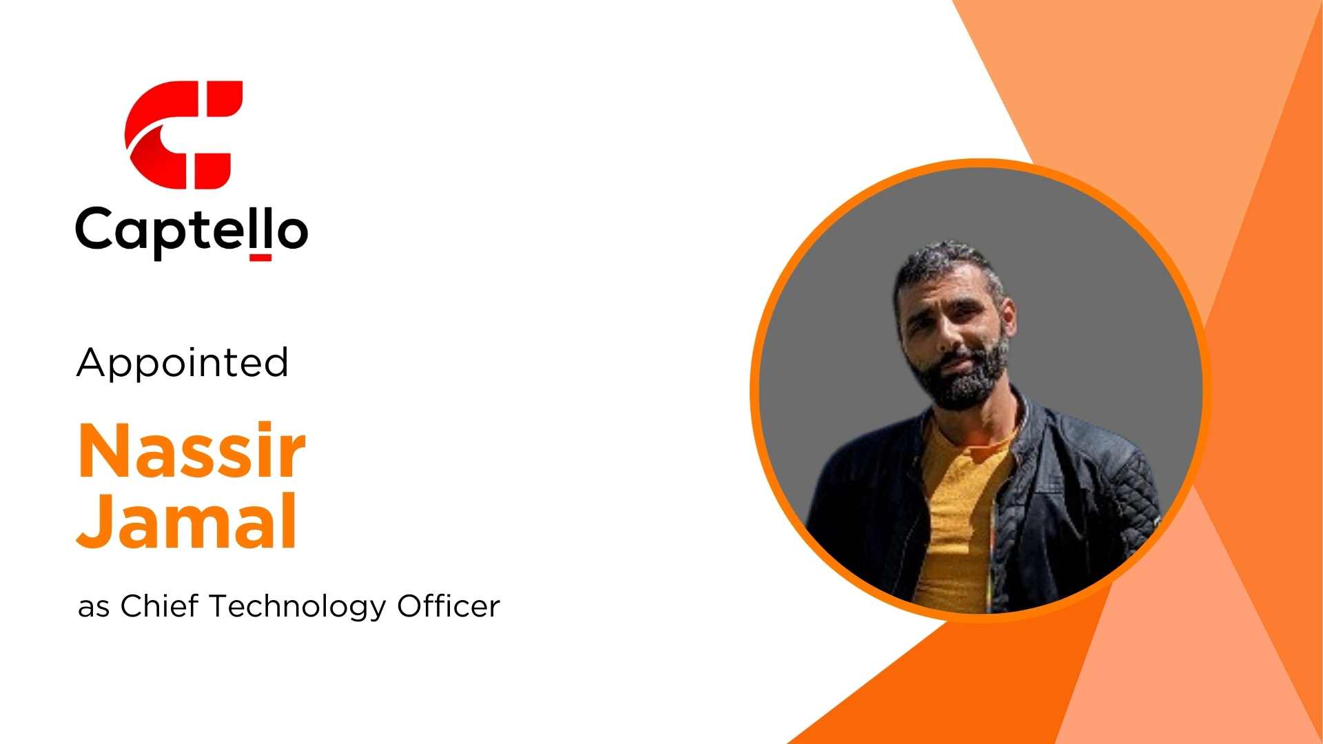 Nassir Jamal Joins Captello as CTO to Drive AI Innovation 