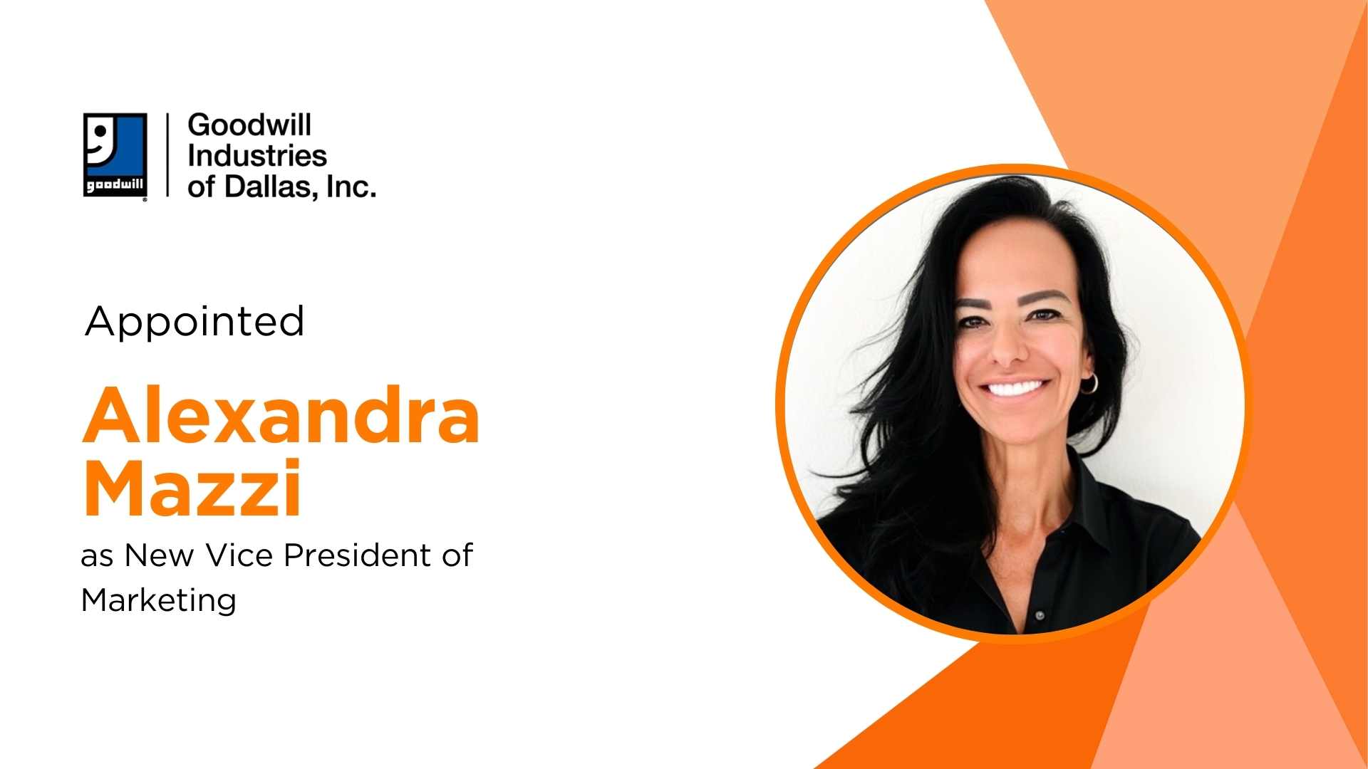 Goodwill Dallas Names Alexandra Mazzi as VP of Marketing