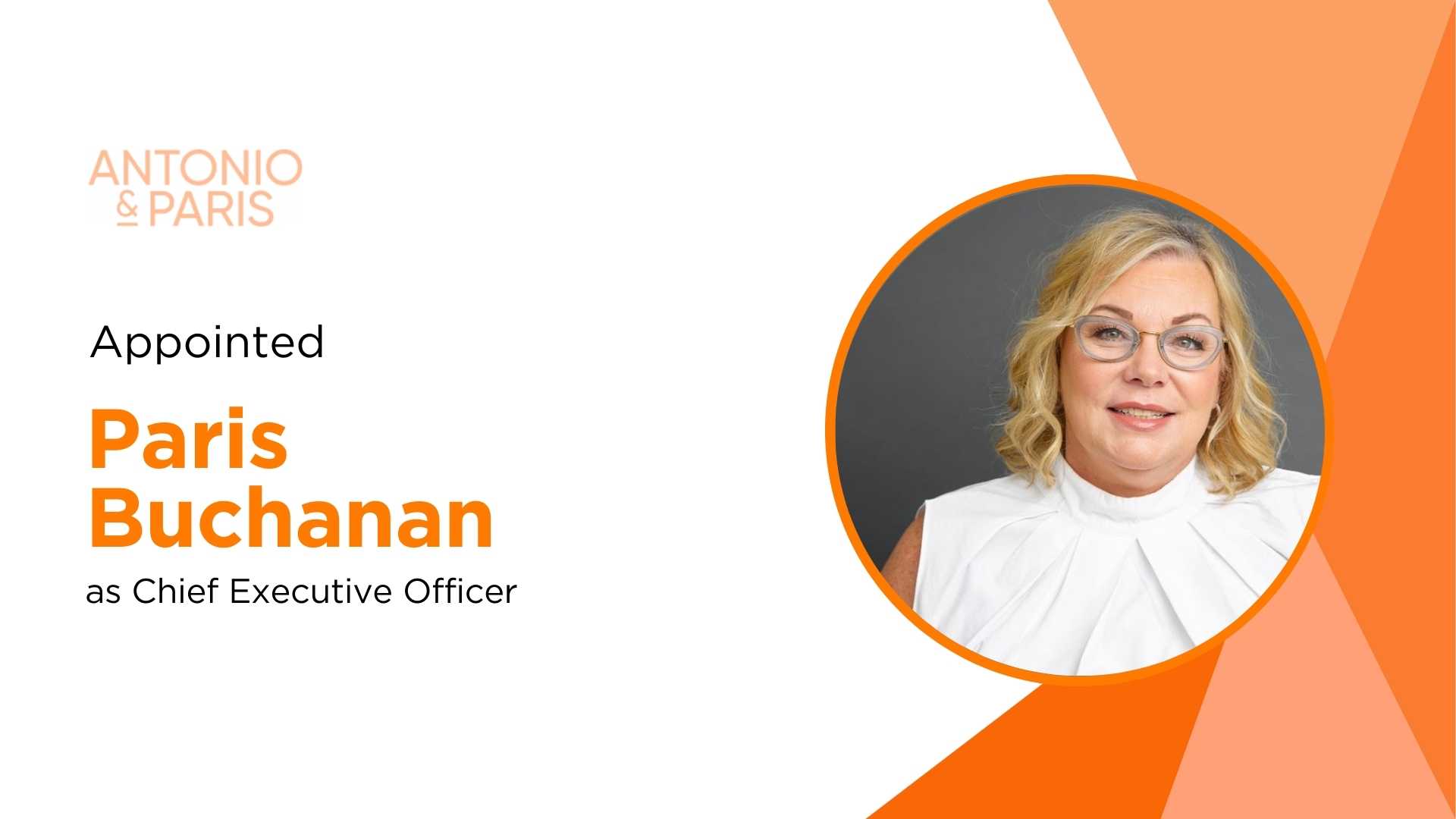 Paris Buchanan Named Sole CEO of Antonio & Paris, Ushering in a New Era of Branding Innovation