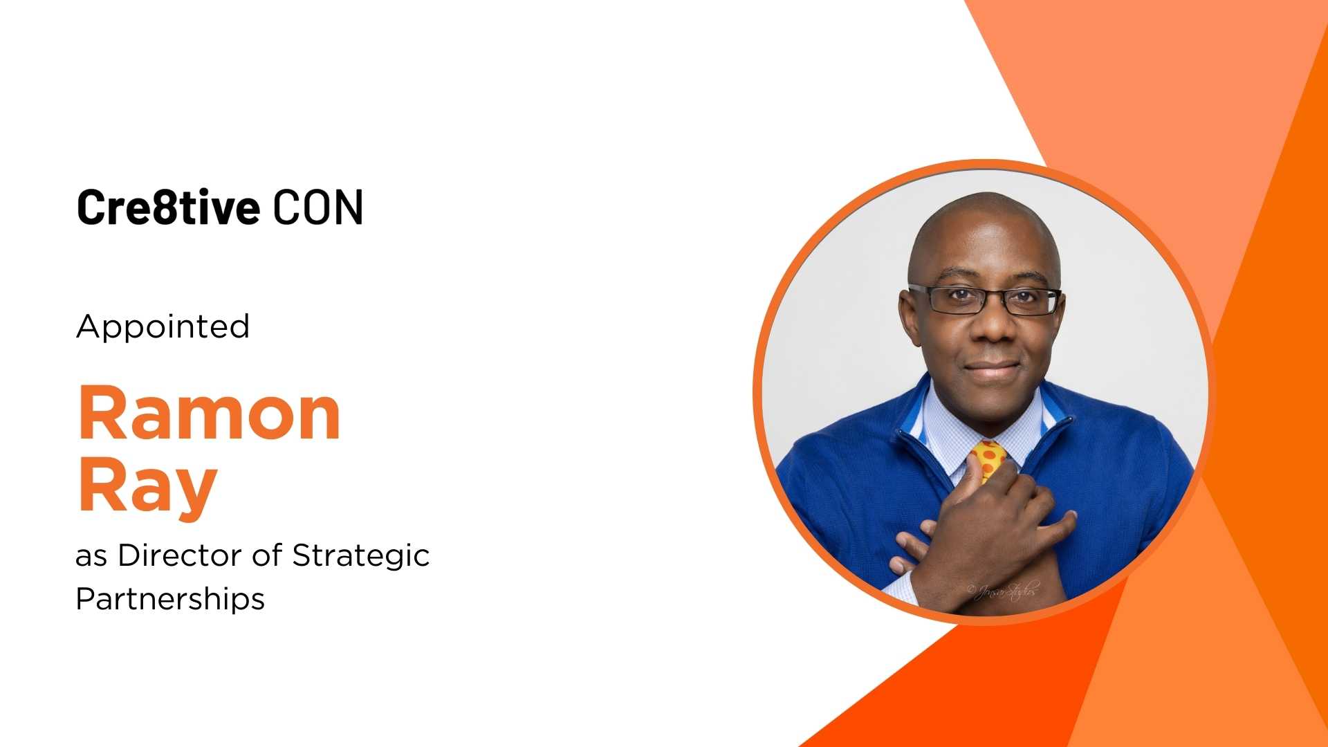 Ramon Ray Joins Cre8tive Con 2026 as Director of Partnerships