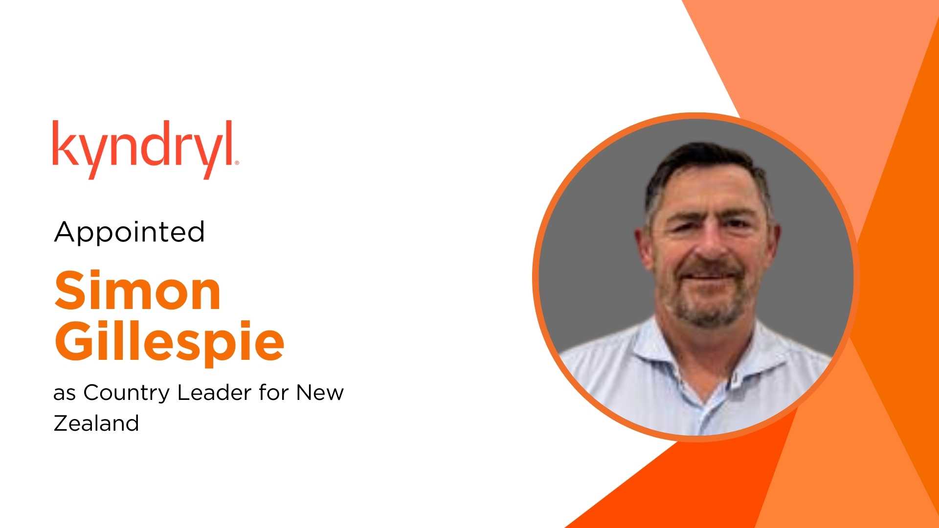 Kyndryl Appoints Simon Gillespie to Lead New Zealand Business