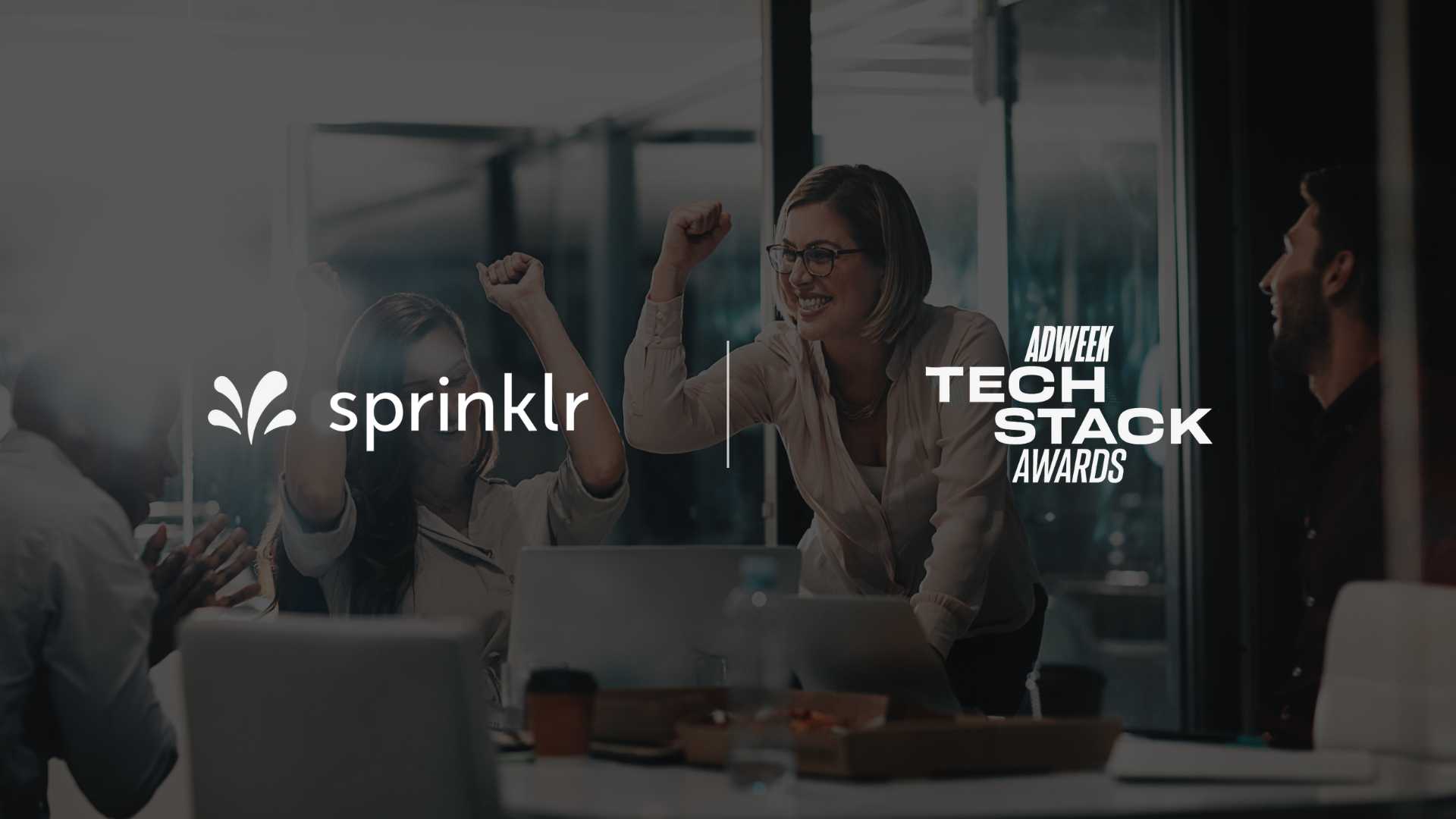Sprinklr Wins ADWEEK Tech Stack Award for Best Social Media Marketing Platform