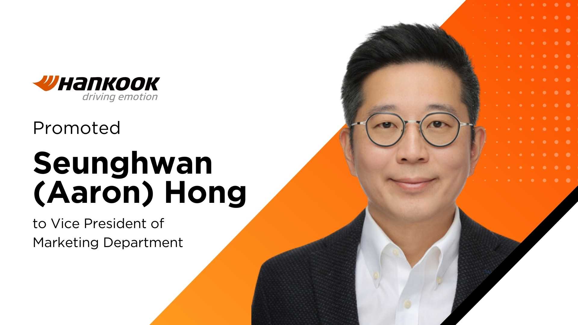Hankook Taps Aaron Hong as North America Marketing VP in Strategic Leadership Shift
